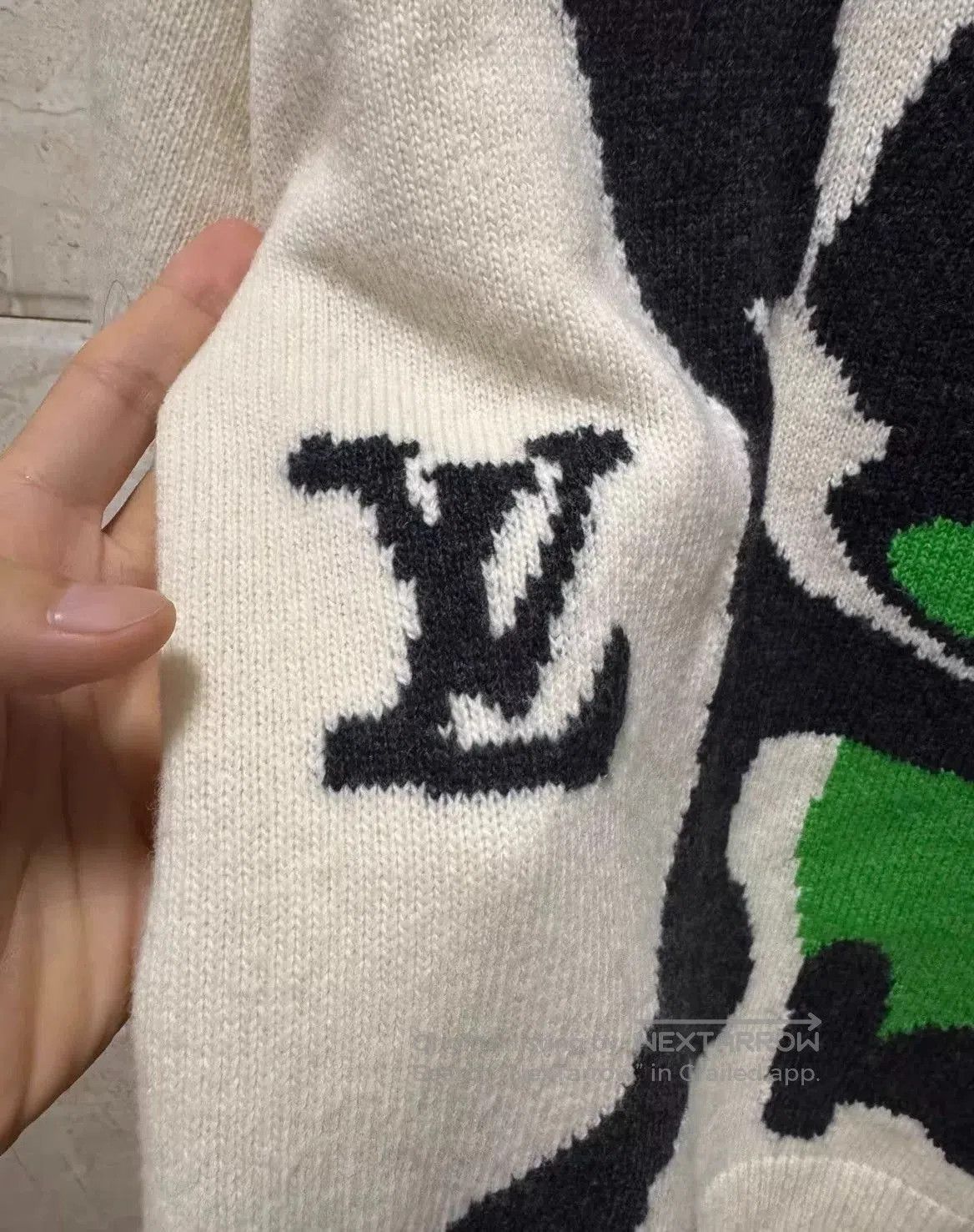 Louis Vuitton Louis Vuitton Cashmere Portrait Knit Sweater. Size US S / EU 44-46 / 1 - 2 Thumbnail