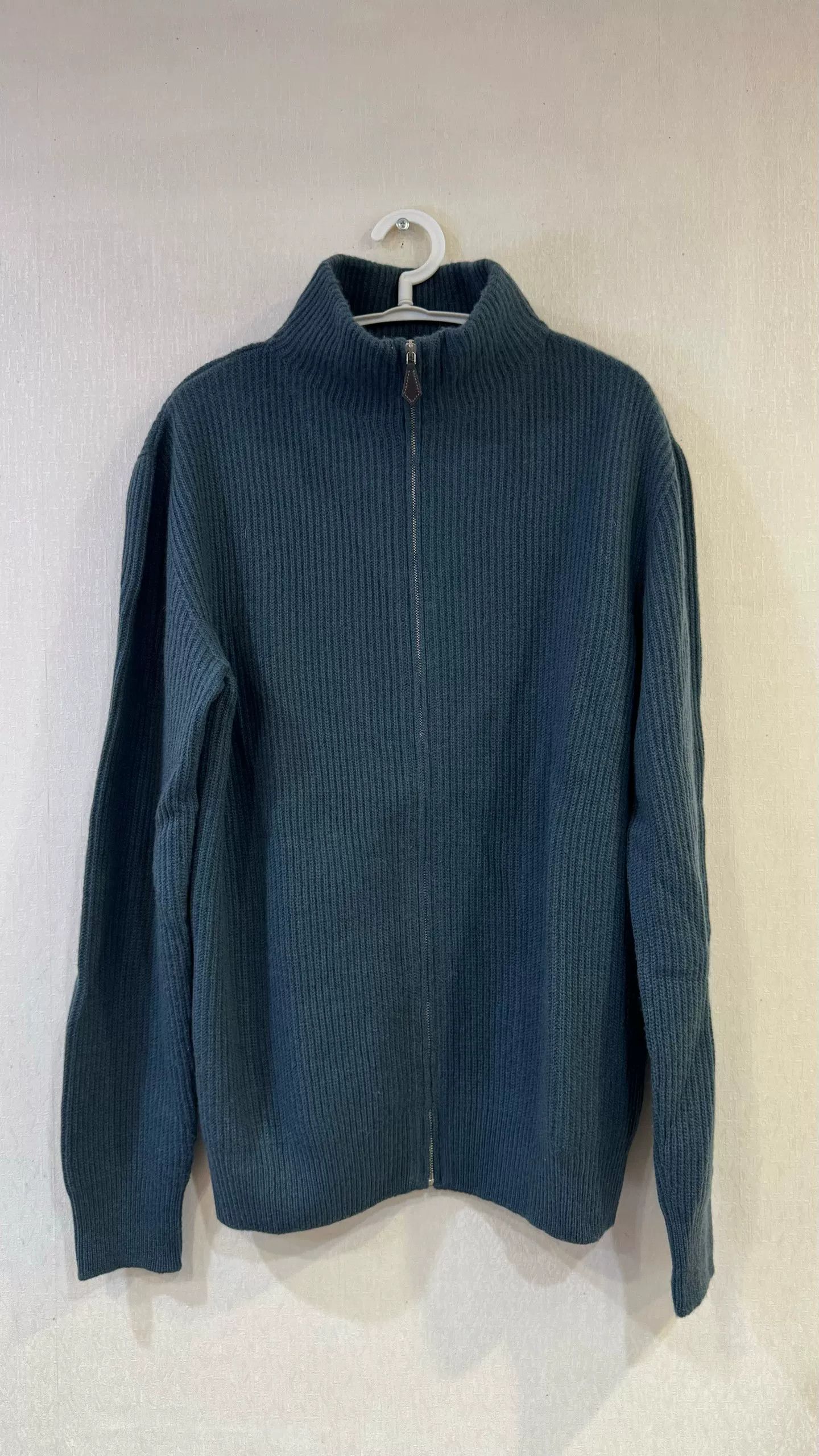 Hermes HERMES Cashmere Zip Knit Cardigan L Size US L / EU 52-54 / 3 - 1 Thumbnail