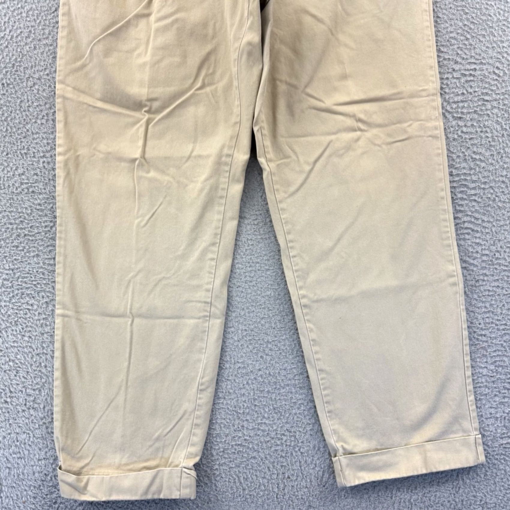 Polo Ralph Lauren VINTAGE Polo Ralph Lauren Hammond Pant Mens 38x32 Beige Chino Straight Pants 90s Preppy USA Mens Size US M / EU 48-50 / 2 - 2 Thumbnail