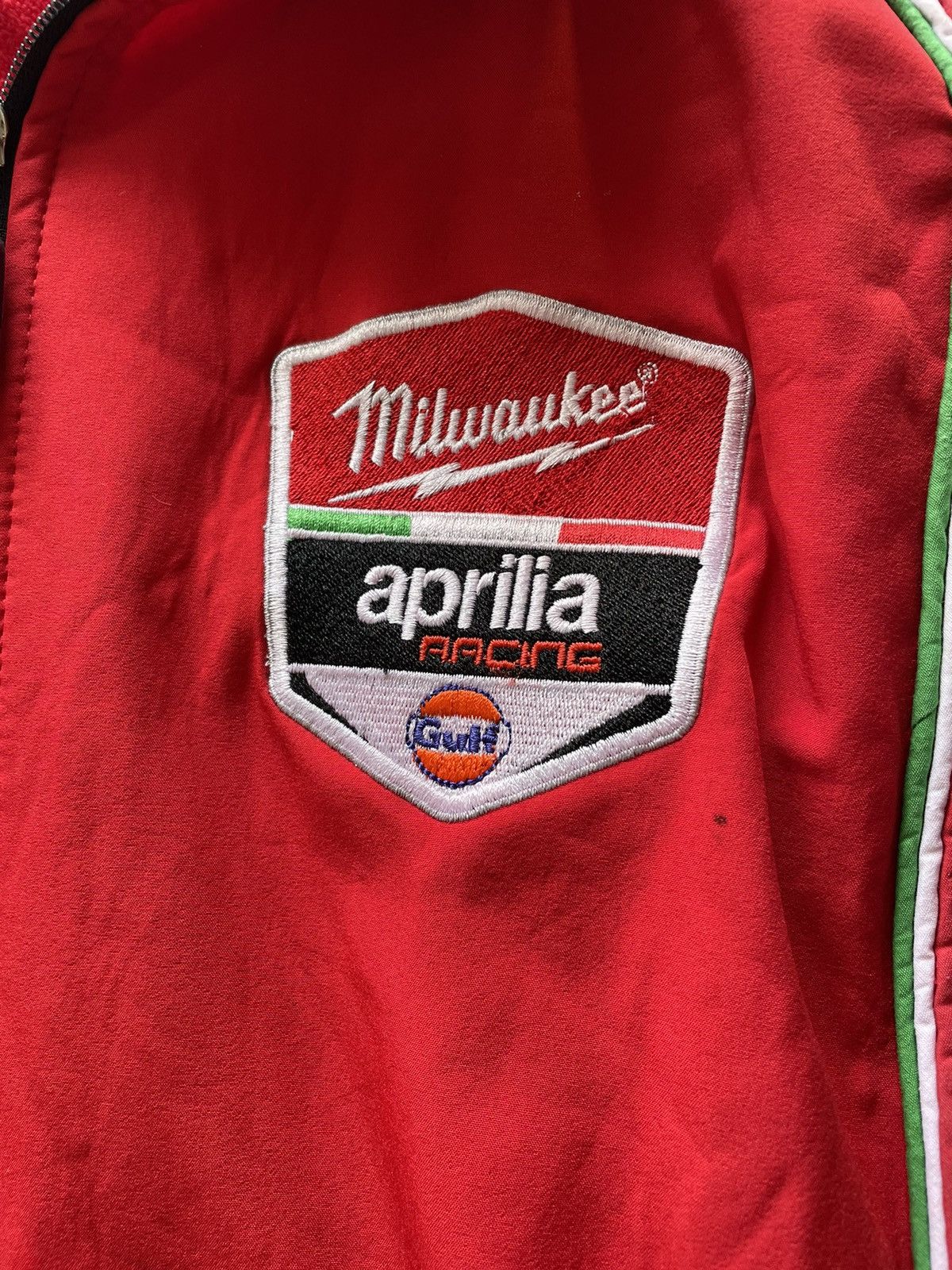 Other Milwaukee Aprilla Racing Jacket Akrapovic Firelli Full Zip Size US XL / EU 56 / 4 - 6 Thumbnail
