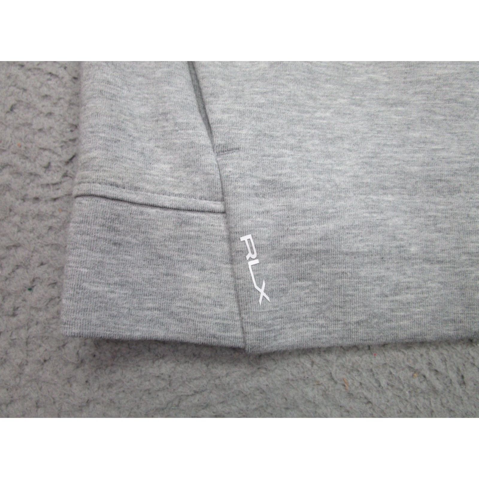 RLX Ralph Lauren RLX Ralph Lauren Gray Oversized Pullover Tech Fleece Sweater Women’s Small Turtleneck Flared Sleeves Size S / US 4 / IT 40 - 4 Thumbnail