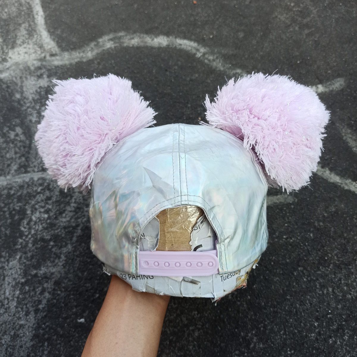 Beauty Beast × Mickey Mouse Sick chrome and pink Mickey Mouse Hat Size ONE SIZE - 4 Thumbnail