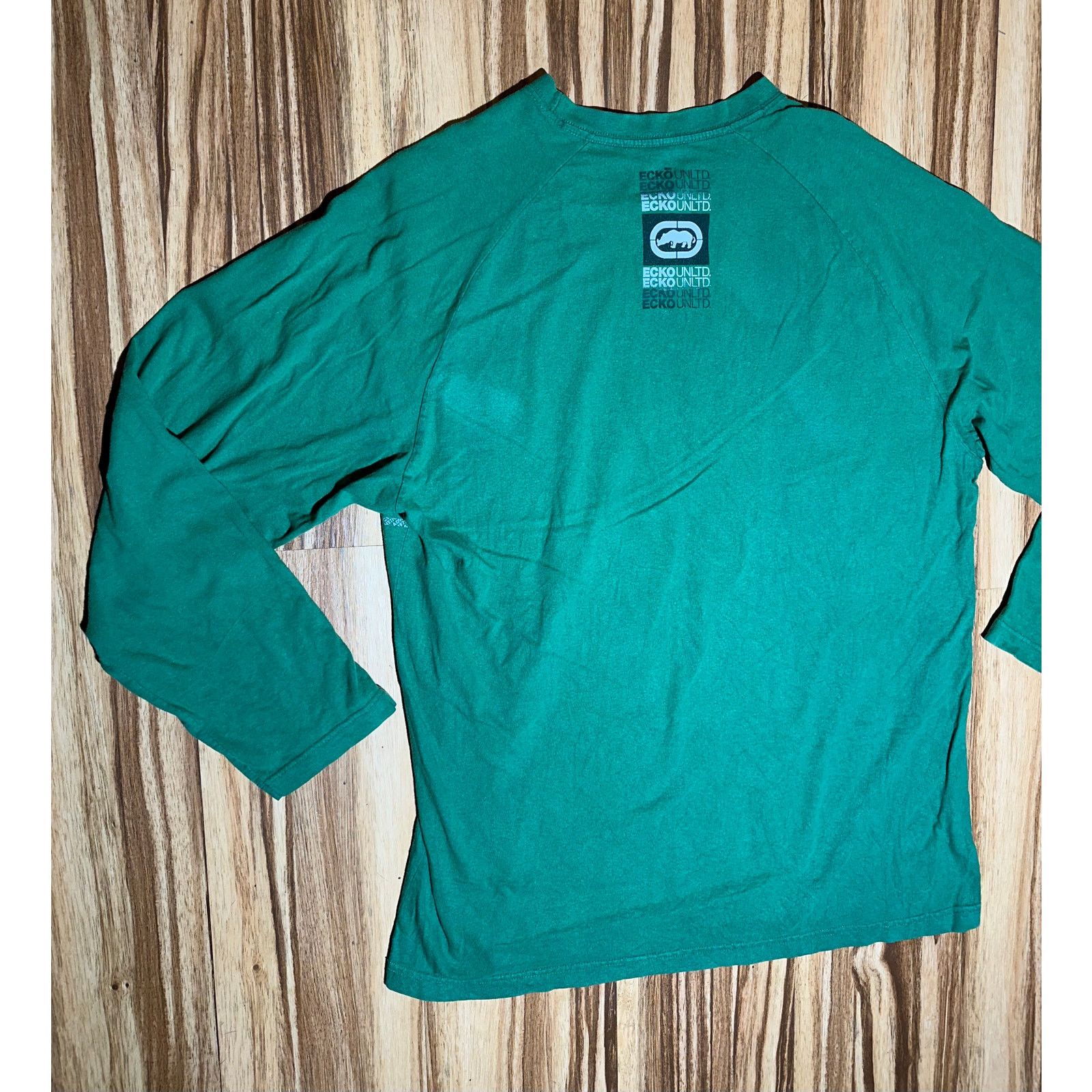Ecko Unltd. Ecko Unltd Green longsleeve shirt Size 2XL Size US XXL / EU 58 / 5 - 6 Thumbnail