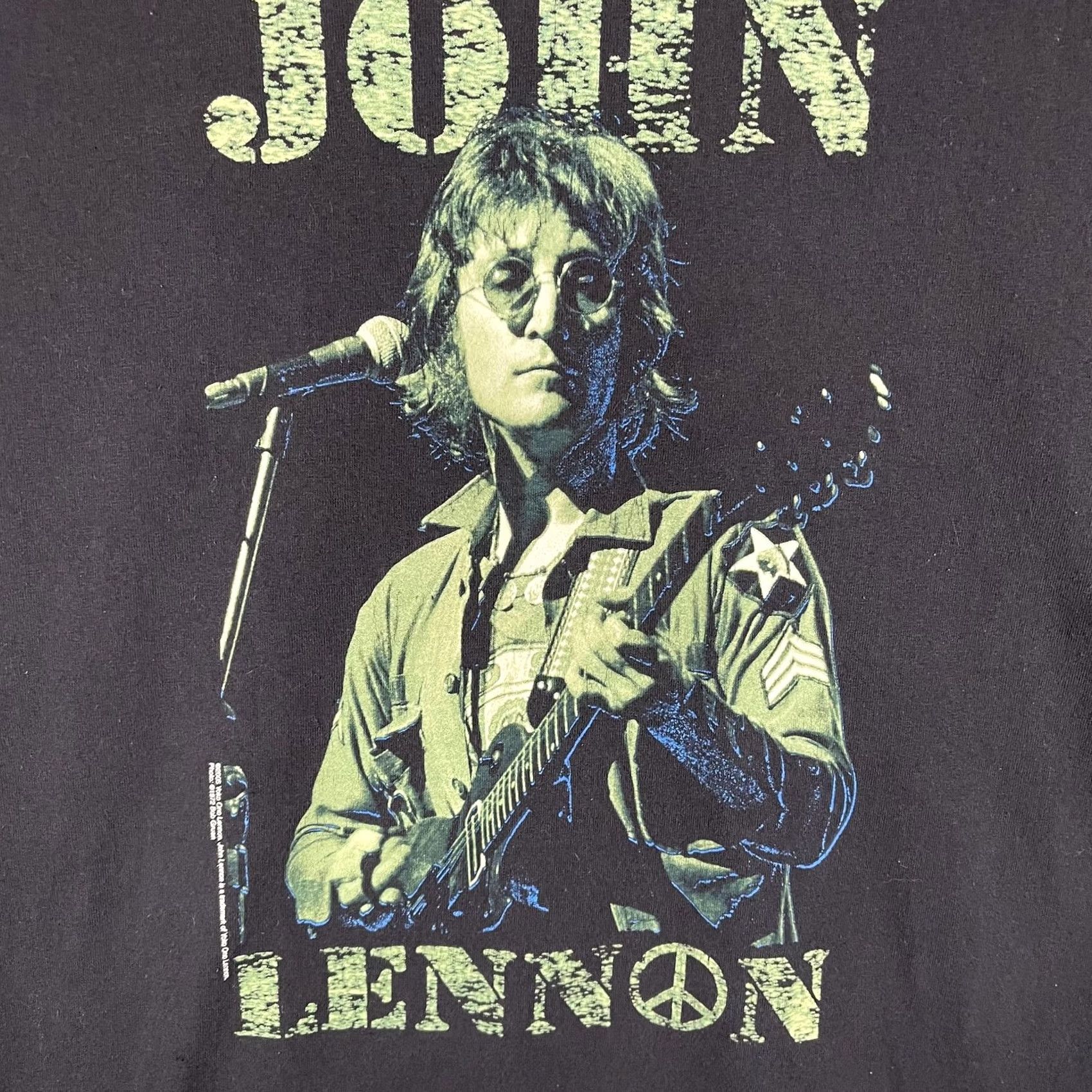 Vintage VTG John Lennon Shirt Mens XL Black Alstyle Graphic Rock Band Music T-Shirt Tee Size US XL / EU 56 / 4 - 3 Thumbnail