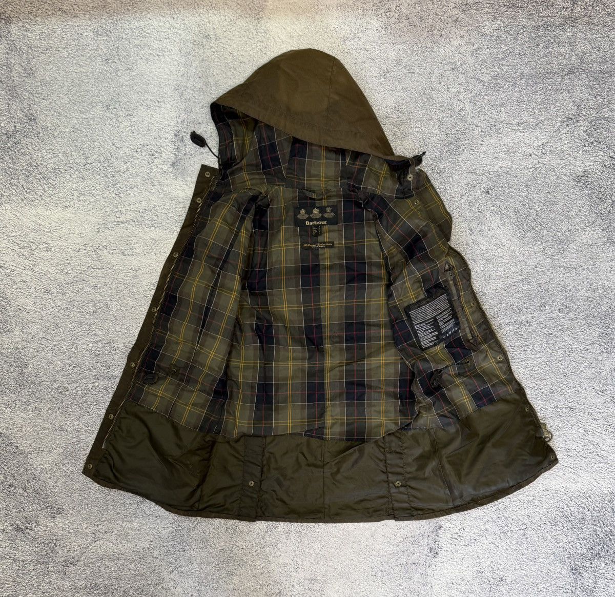 Barbour Barbour Durham Wax Jacket Women UK8 US4 Brown Hooded Vintage Size S / US 4 / IT 40 - 8 Thumbnail