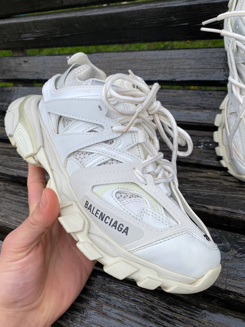 Balenciaga BALENCIAGA Track Sneaker White Size 39 Size US 6 / IT 36 - 2 Thumbnail