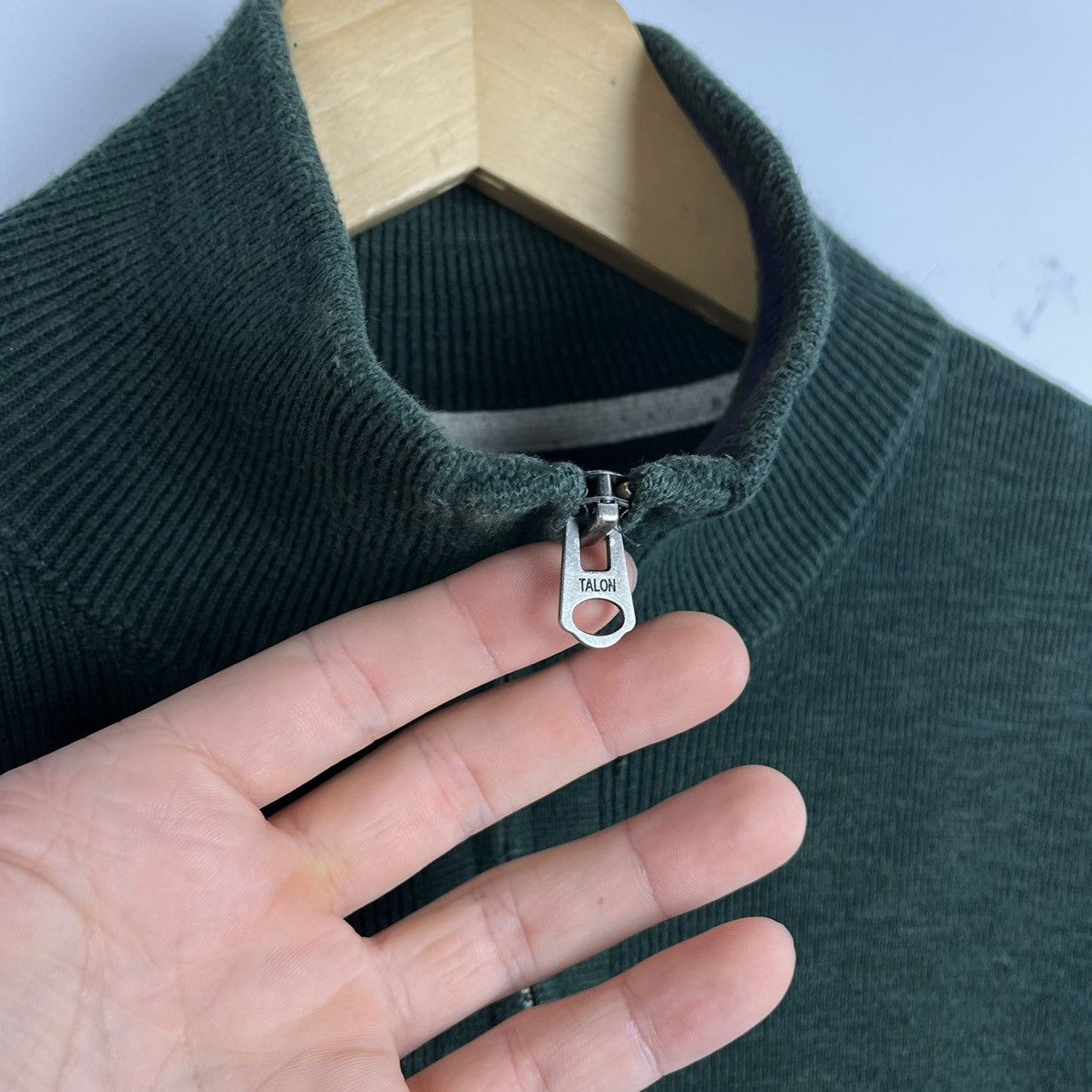 Polo Ralph Lauren Vintage Polo Ralph Lauren big logo 1/4 zip sweater 90’s Size US M / EU 48-50 / 2 - 8 Thumbnail