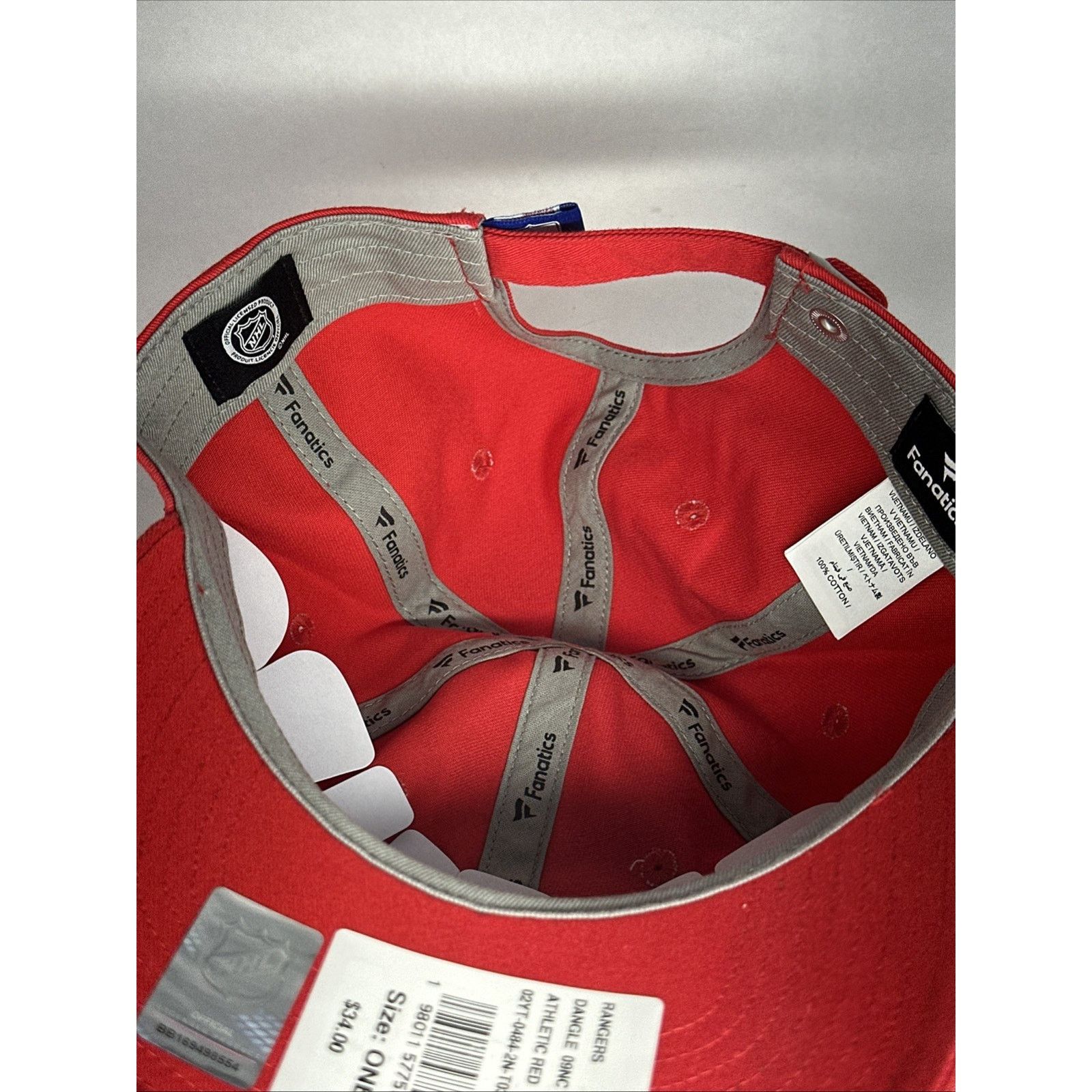 & Other Stories Brand New NHL New York Rangers adjustable hat Fanatics Size ONE SIZE - 9 Thumbnail