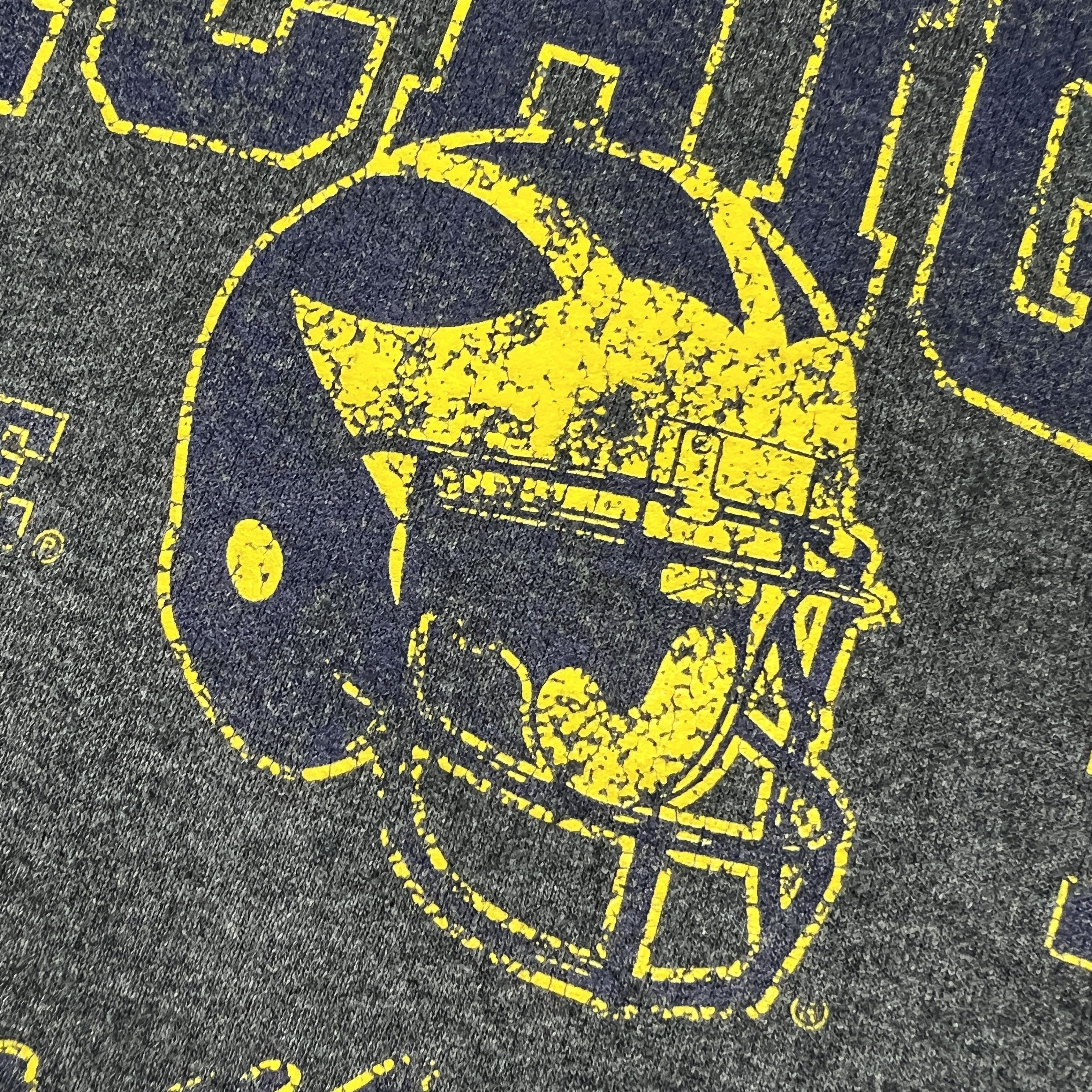 Jerzees × NCAA Y2K Jerzees Michigan Wolverines Sweatshirt Distressed Hoodie Size US M / EU 48-50 / 2 - 7 Thumbnail