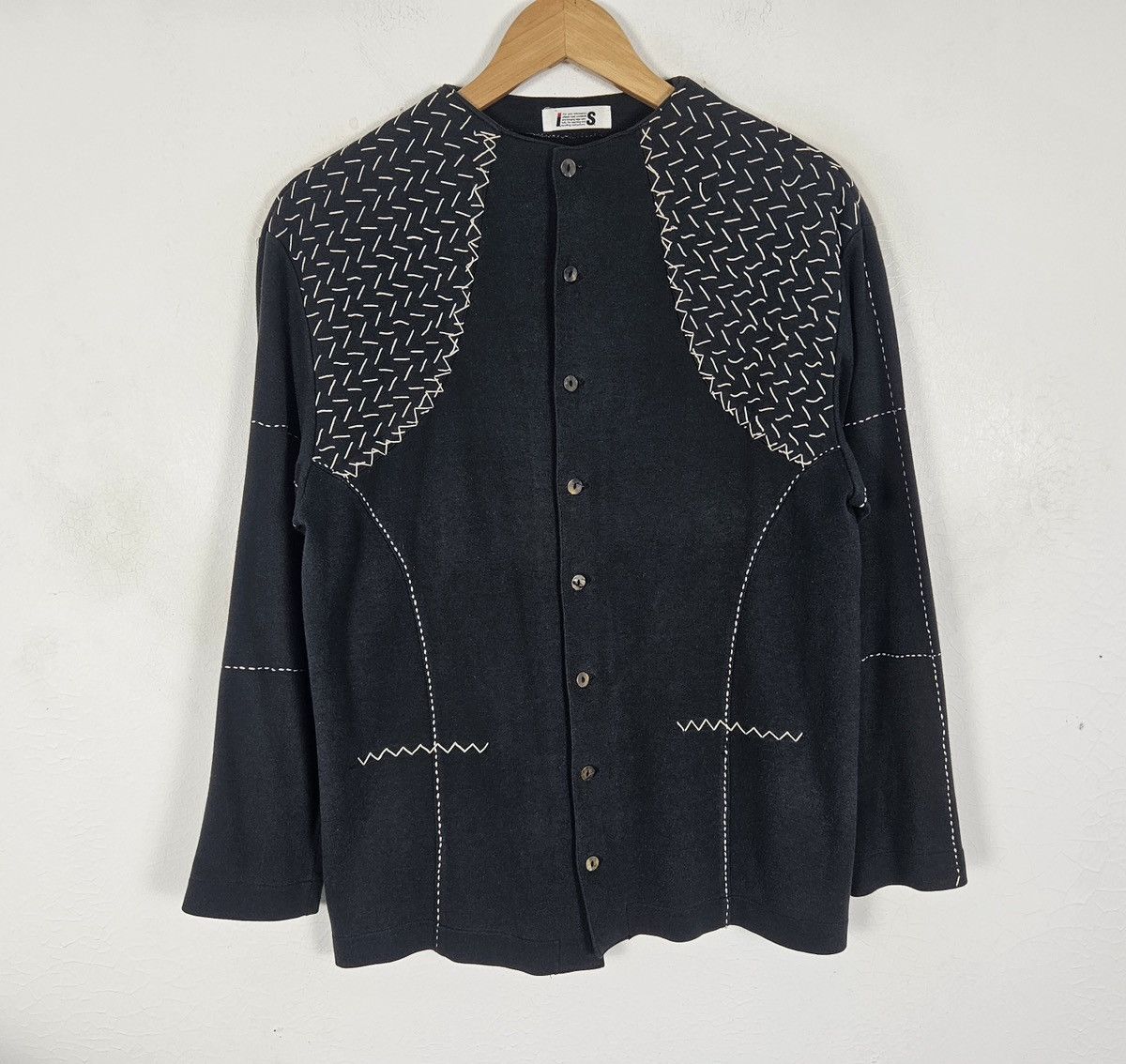 Issey Miyake Tsumori Chisato Issey Miyake geometric stitch shirt Size US M / EU 48-50 / 2 - 2 Thumbnail