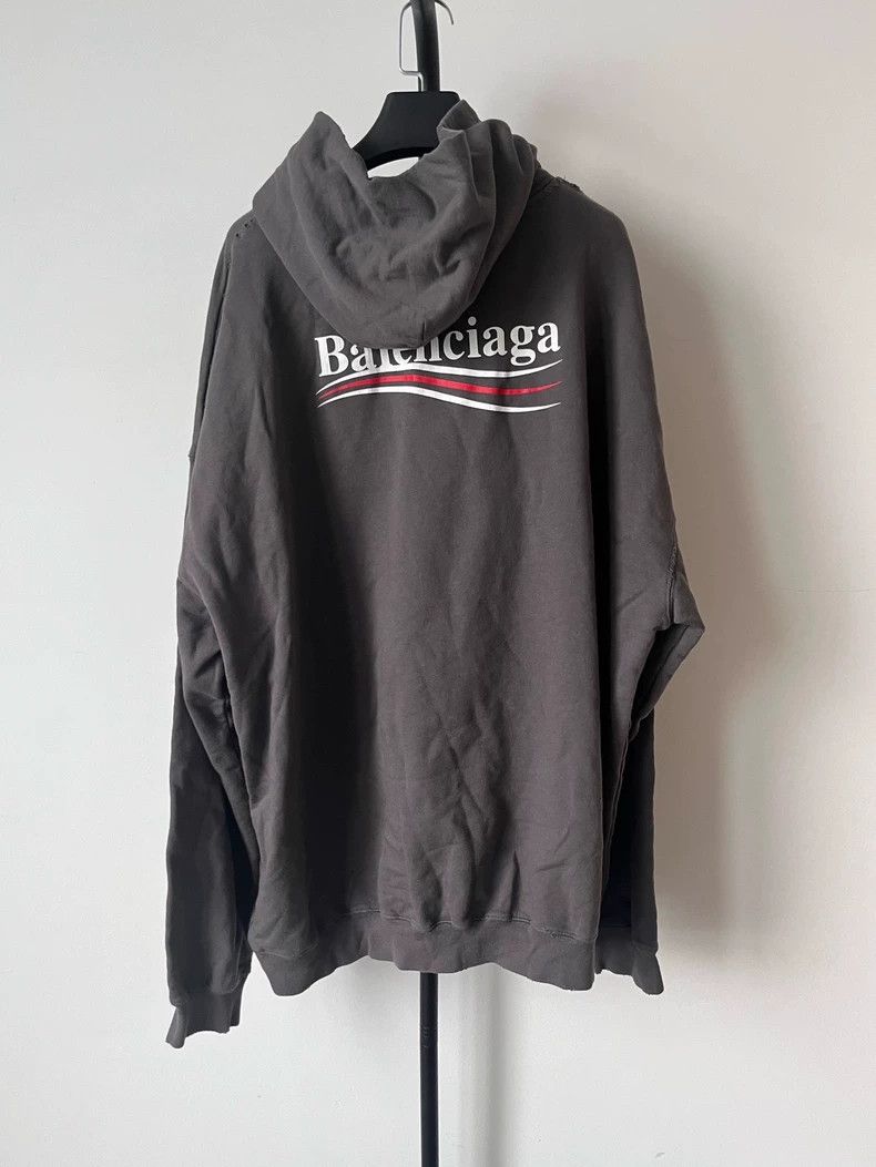 Balenciaga Balenciaga Logo monogrammed casual long-sleeve hooded swea Size US XS / EU 42 / 0 - 1 Thumbnail