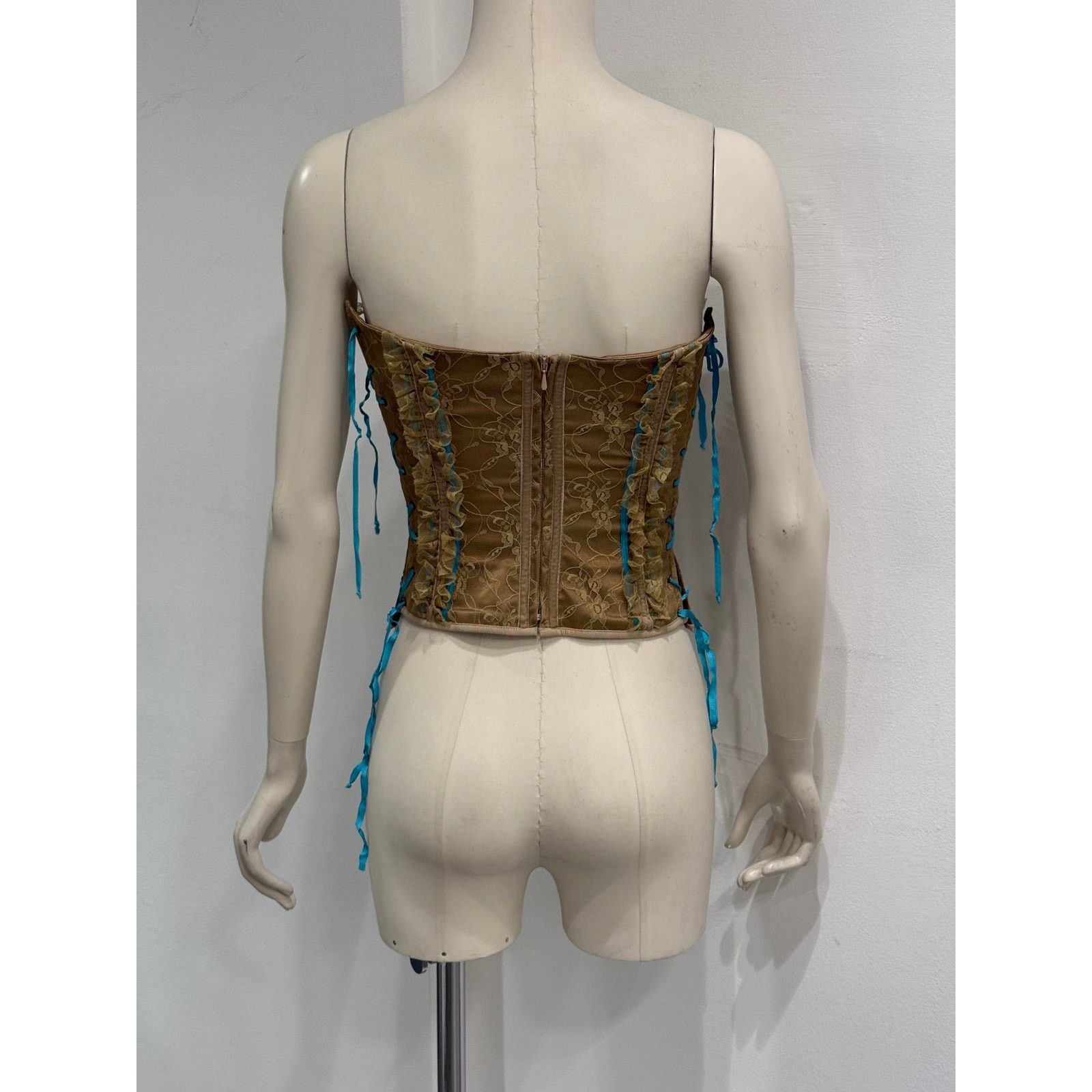 Dolce & Gabbana S/S2002 Dolce & Gabbana runway lace-up corset top Size S / US 4 / IT 40 - 5 Thumbnail
