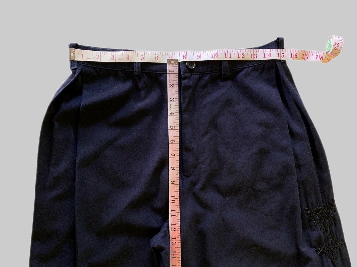 Yohji Yamamoto Y’s Yohji Yamamoto Embroidered Wide Pants Size US 30 / EU 46 - 5 Thumbnail
