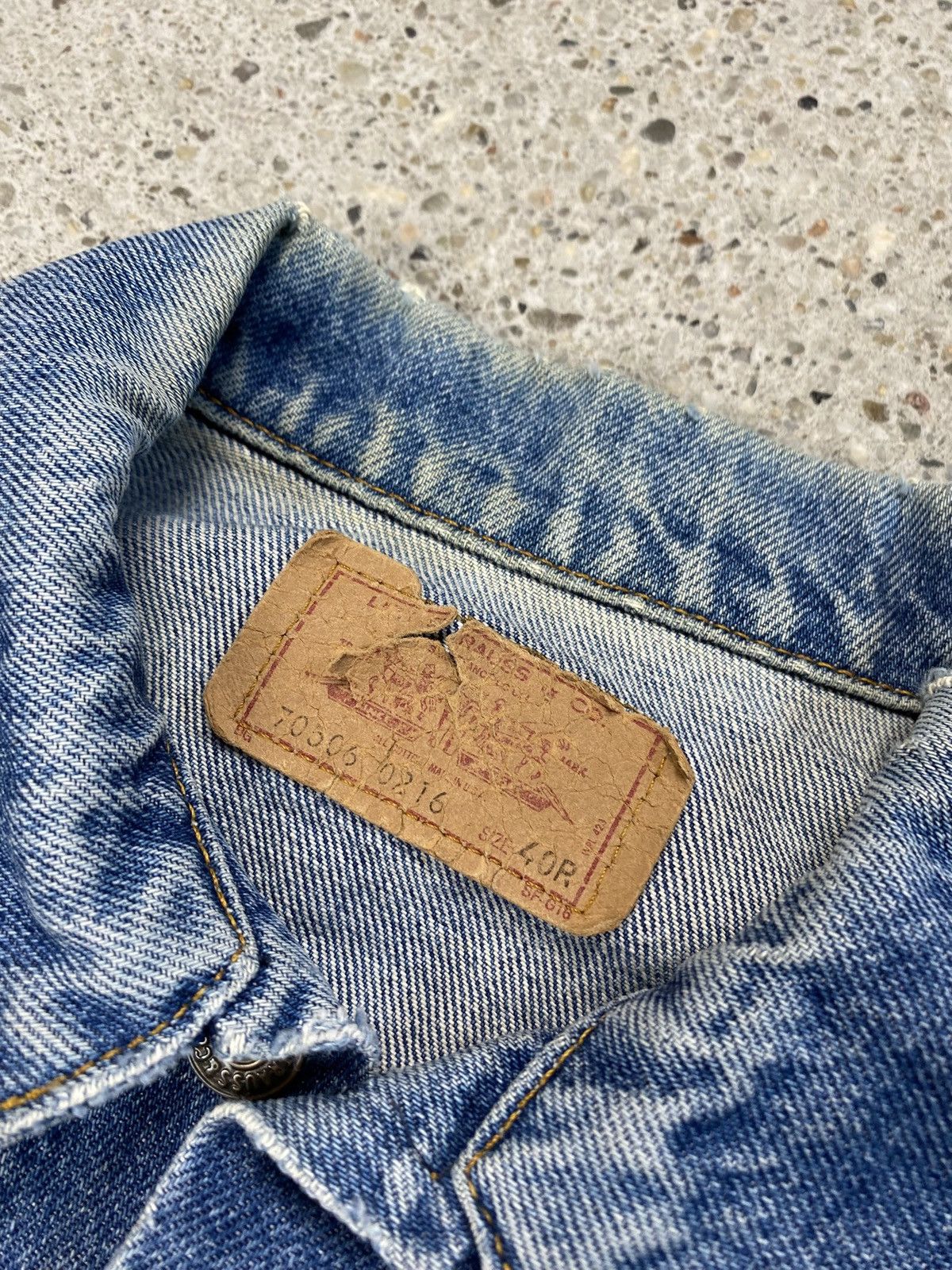 Levi's Vintage Clothing Levis vintage denim jacket from 1987 Size US M / EU 48-50 / 2 - 9 Thumbnail