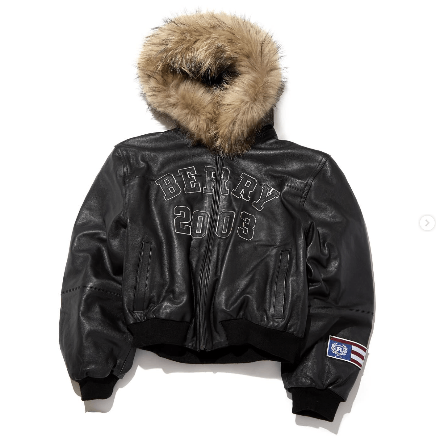 The GV Gallery Berry Fur Leather Jacket Size US S / EU 44-46 / 1 - 1 Thumbnail