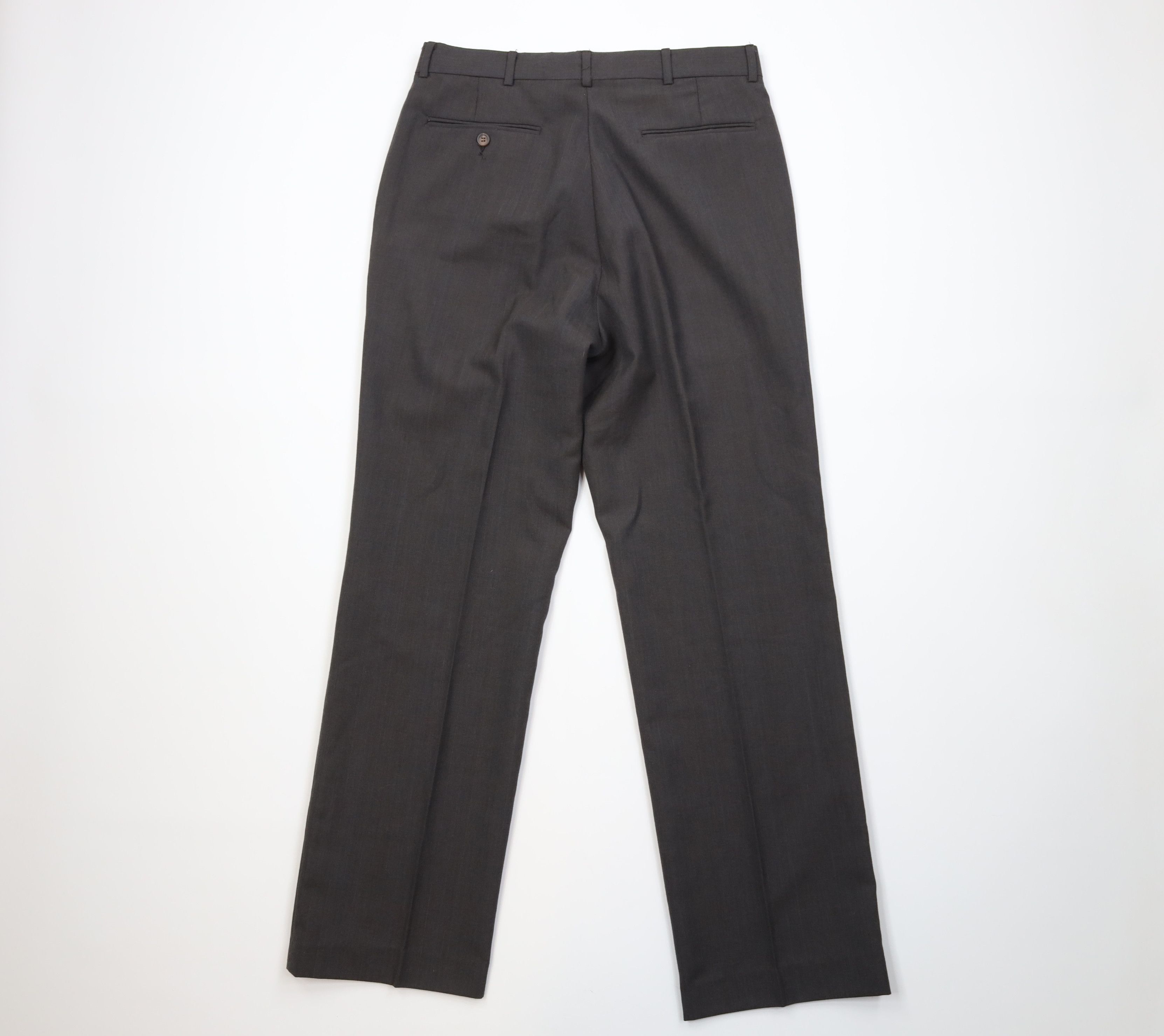 Vintage Vintage 90s Streetwear Knit Pinstriped Wide Leg Chino Pants Size US 32 / EU 48 - 10 Thumbnail