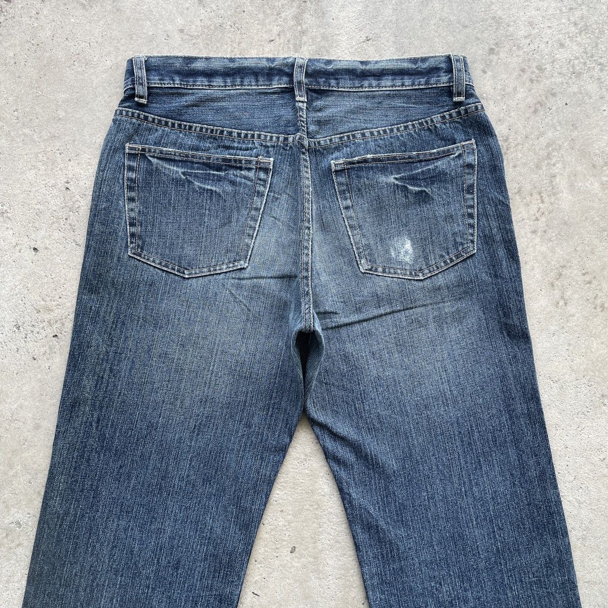 Japanese Brand Vintage Takeo Kikuchi Japan Distressed Faded Jeans Pants W33 Size US 33 - 10 Thumbnail