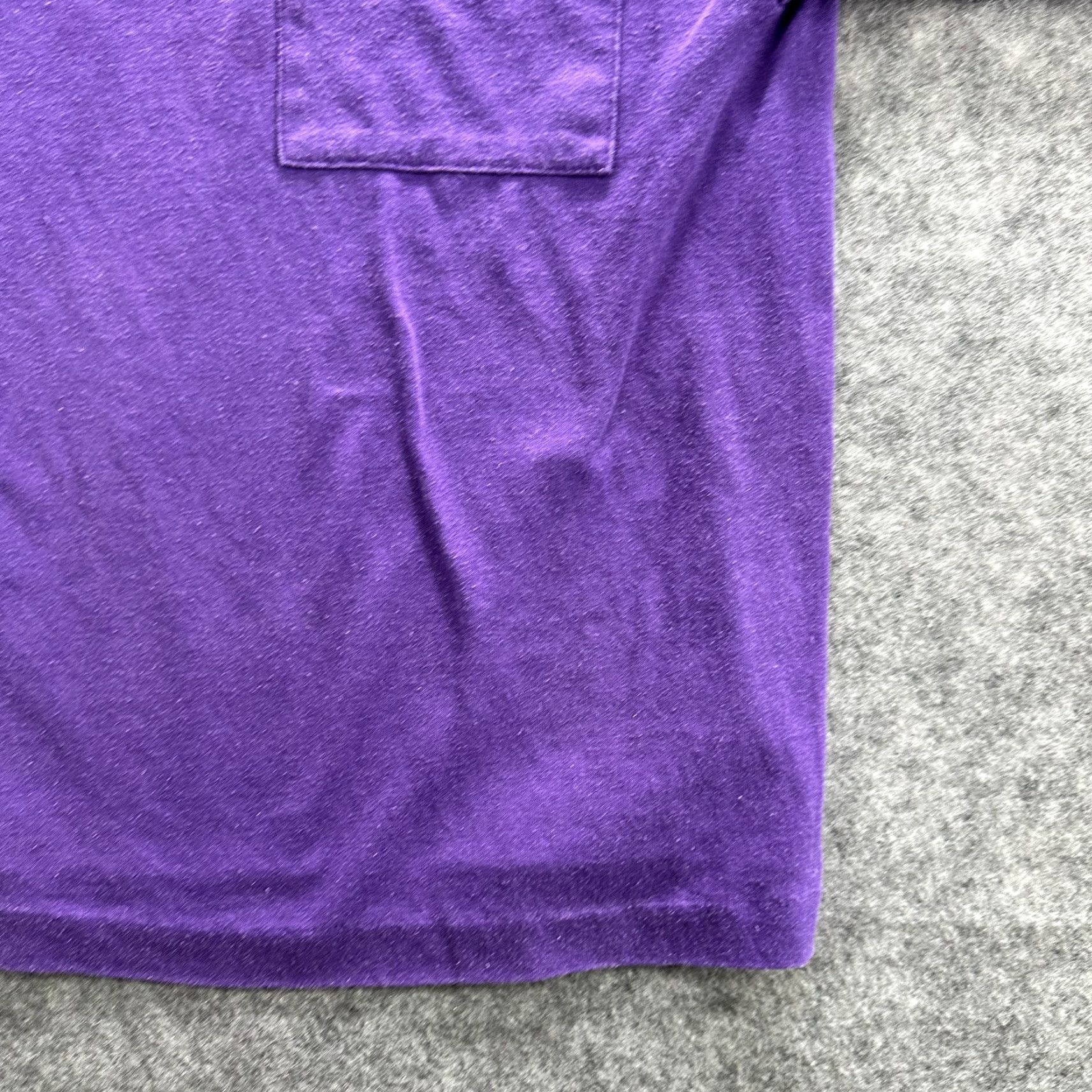 Other VINTAGE Purple Pocket Shirt Mens Large Crewneck Casual Short Sleeve Cotton Tee All Seasons Size US L / EU 52-54 / 3 - 5 Thumbnail