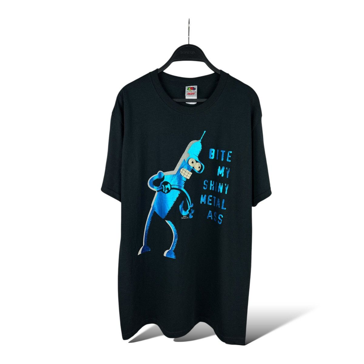 Vintage 2008 Futurama “Bite My Shiny Metal Ass” Bender Tee
