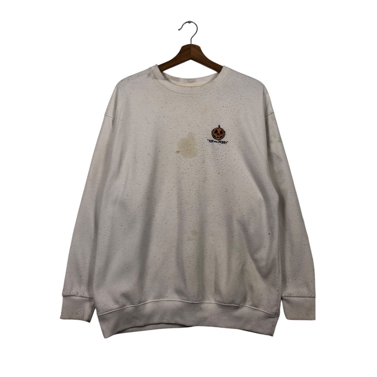 Cartoon Network × Japanese Brand × Vintage 📌Vintage Sweatshirt Crewneck Tom & Jerry Cartoon Big Logo Size US M / EU 48-50 / 2 - 2 Thumbnail