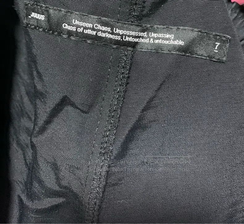 Julius Julius size:3 Black Cargo Pants Size US 26 / EU 42 - 4 Thumbnail