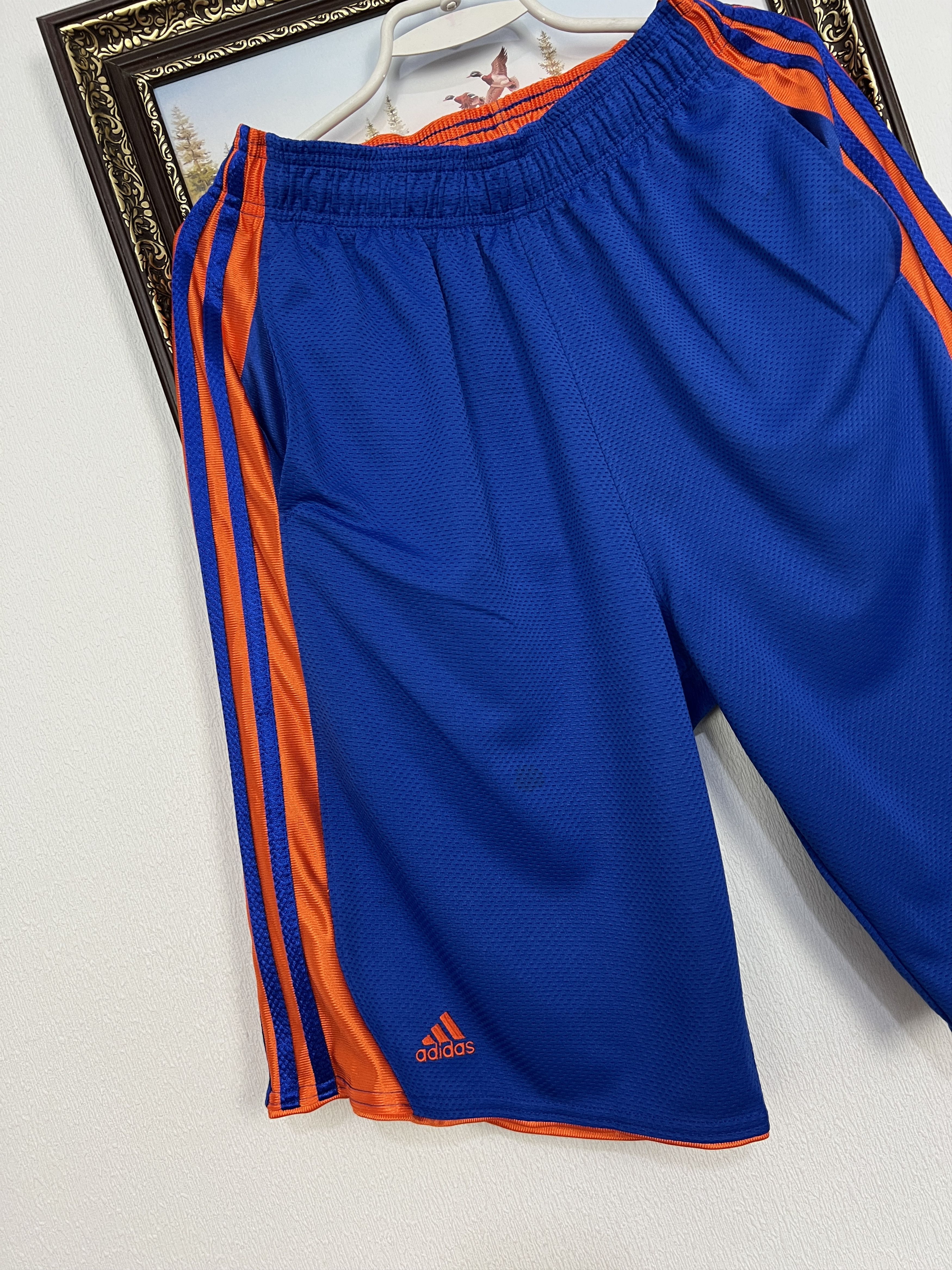 Adidas Vintage Adidas New York Knicks Blue NBA Mens Shorts L Size US 34 / EU 50 - 3 Thumbnail