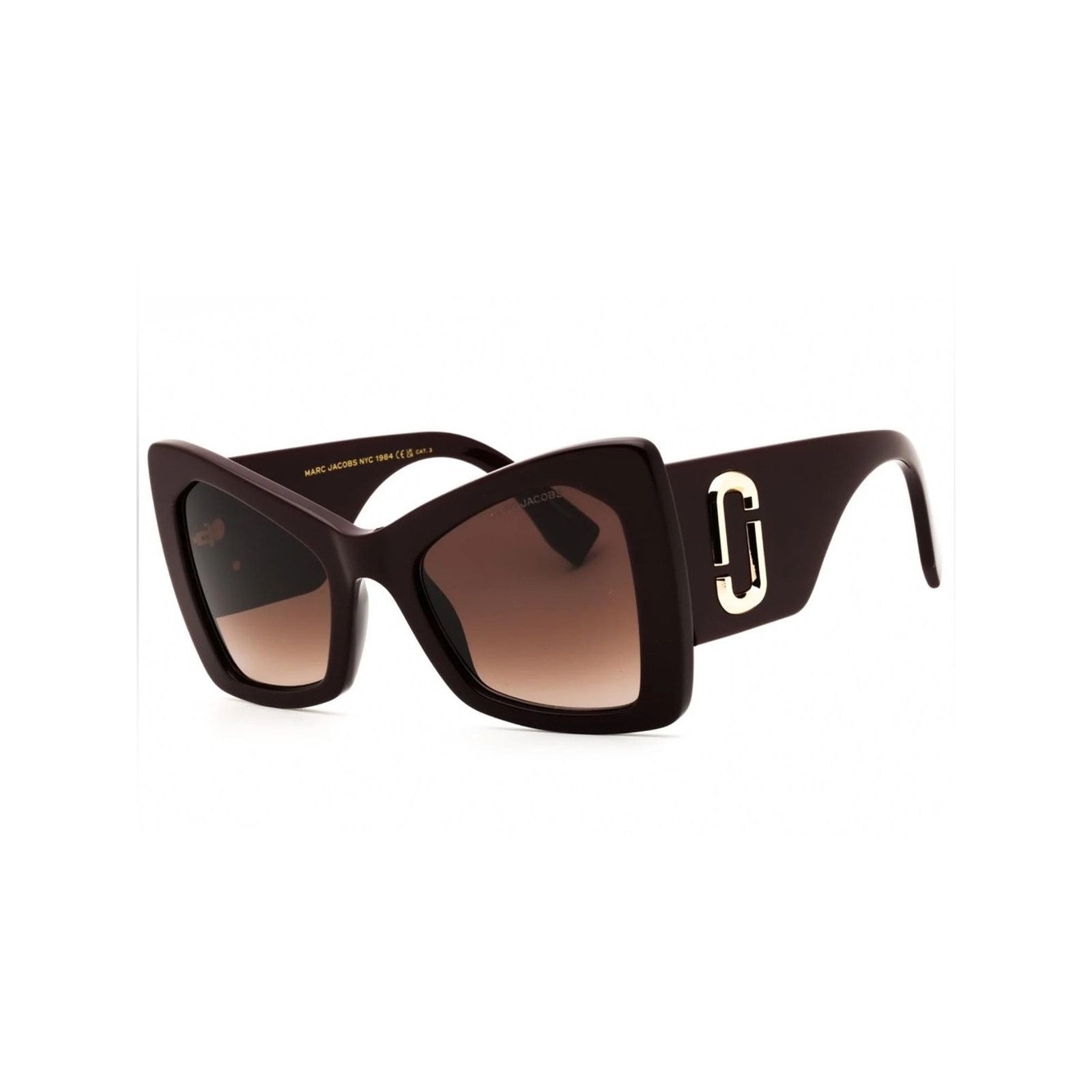 Marc Jacobs New Marc Jacobs MARC761/S 0LHFHA Women Burgundy Square Size ONE SIZE - 7 Thumbnail