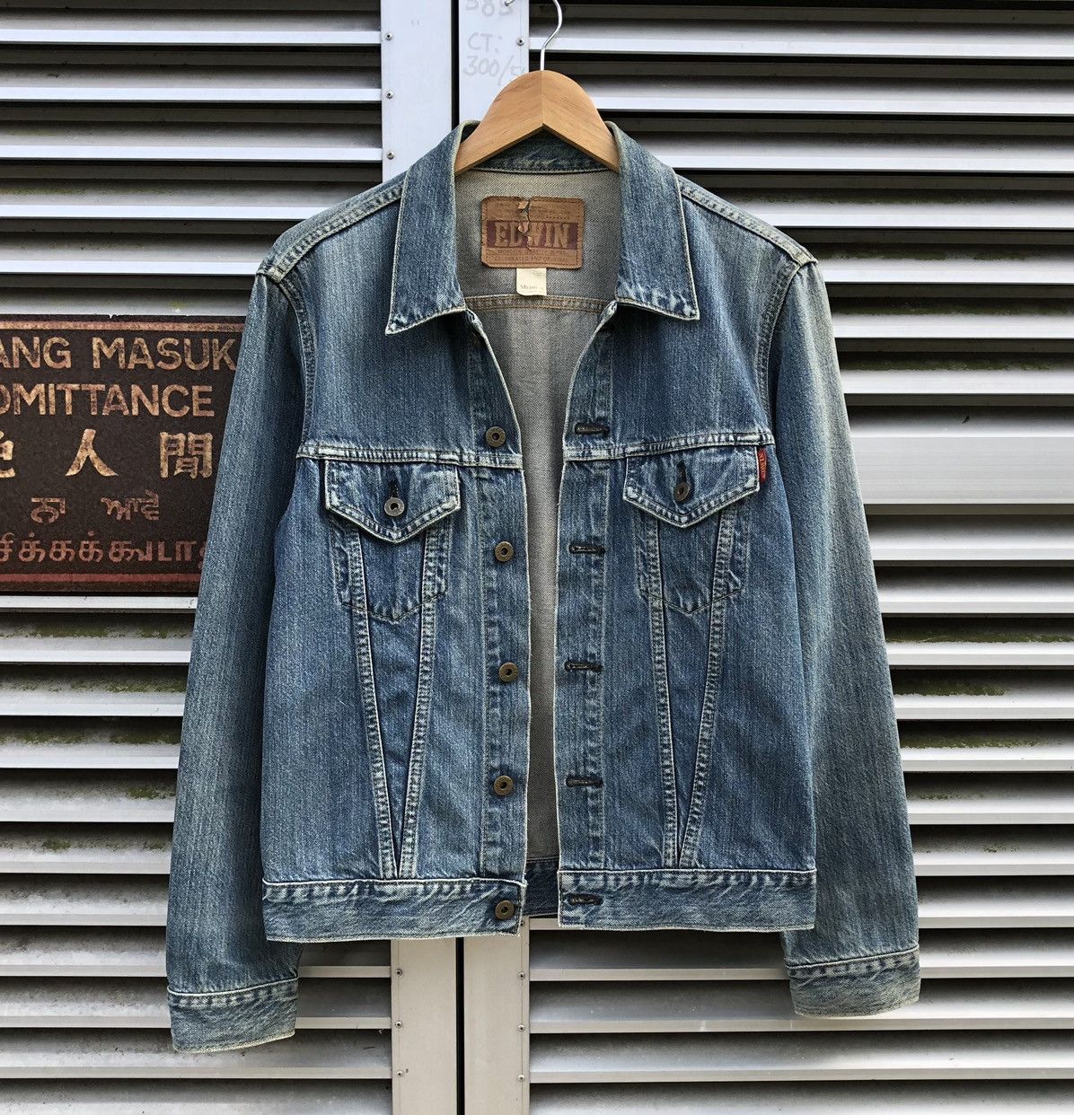 Edwin Vintage EDWIN Company Limited Denim Tracker Jacket Size US M / EU 48-50 / 2 - 1 Thumbnail
