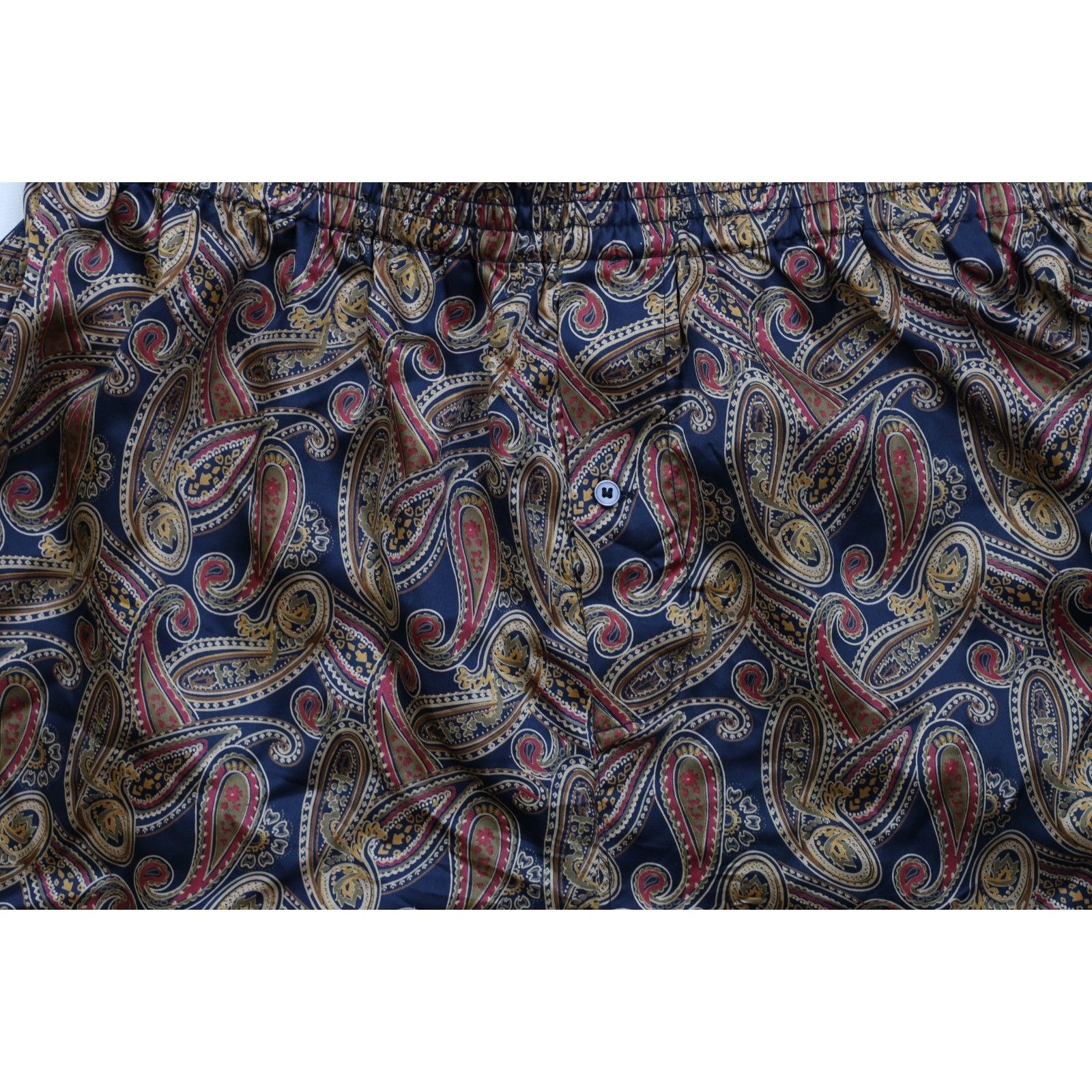 Vintage NOS Vintage 90s Streetwear Silk Paisley Boxers Shorts Size US 36 / EU 52 - 3 Thumbnail
