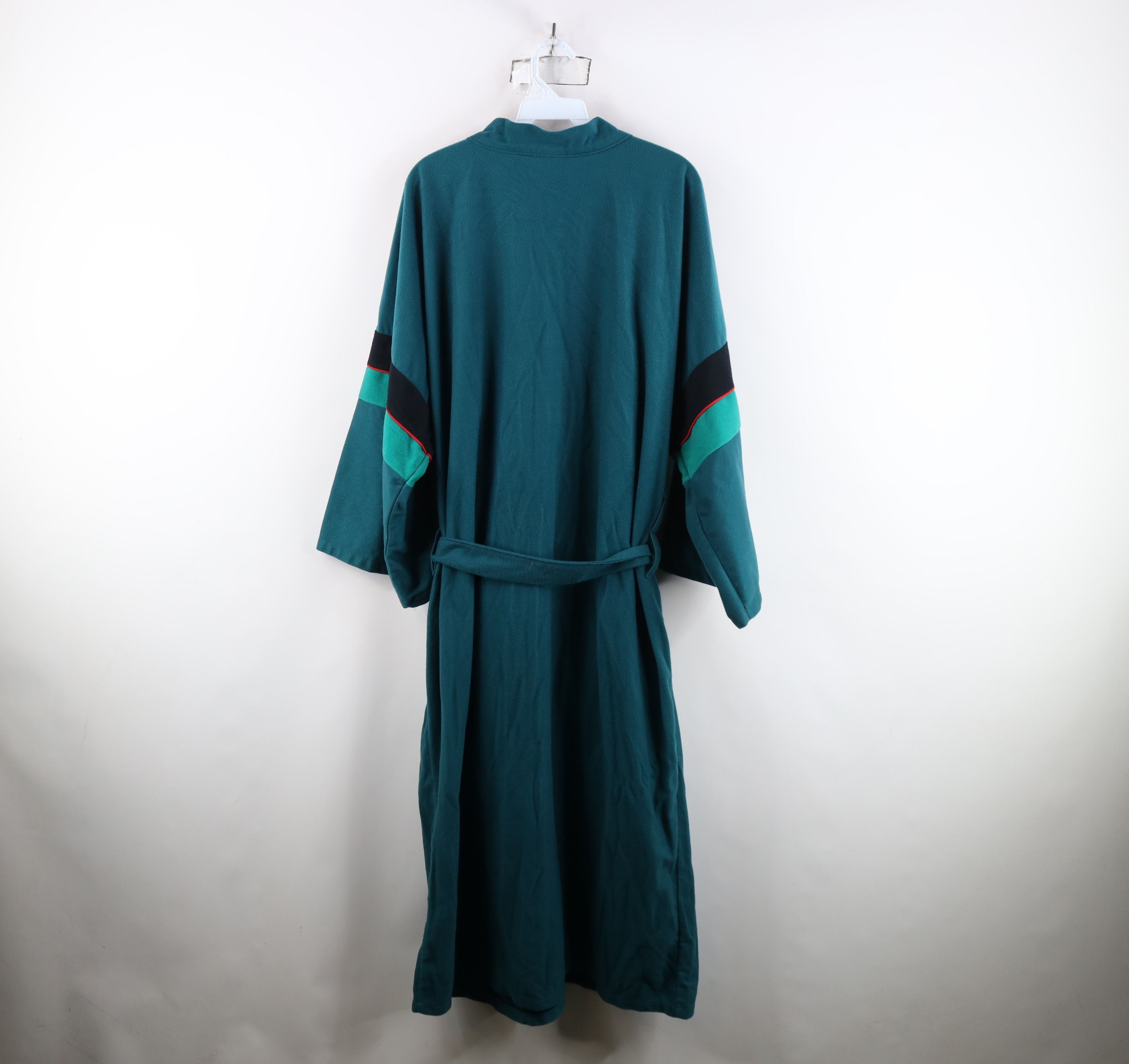Vintage Vintage 90s Streetwear Striped Belted Velour Bath Robe Size US L / EU 52-54 / 3 - 11 Thumbnail