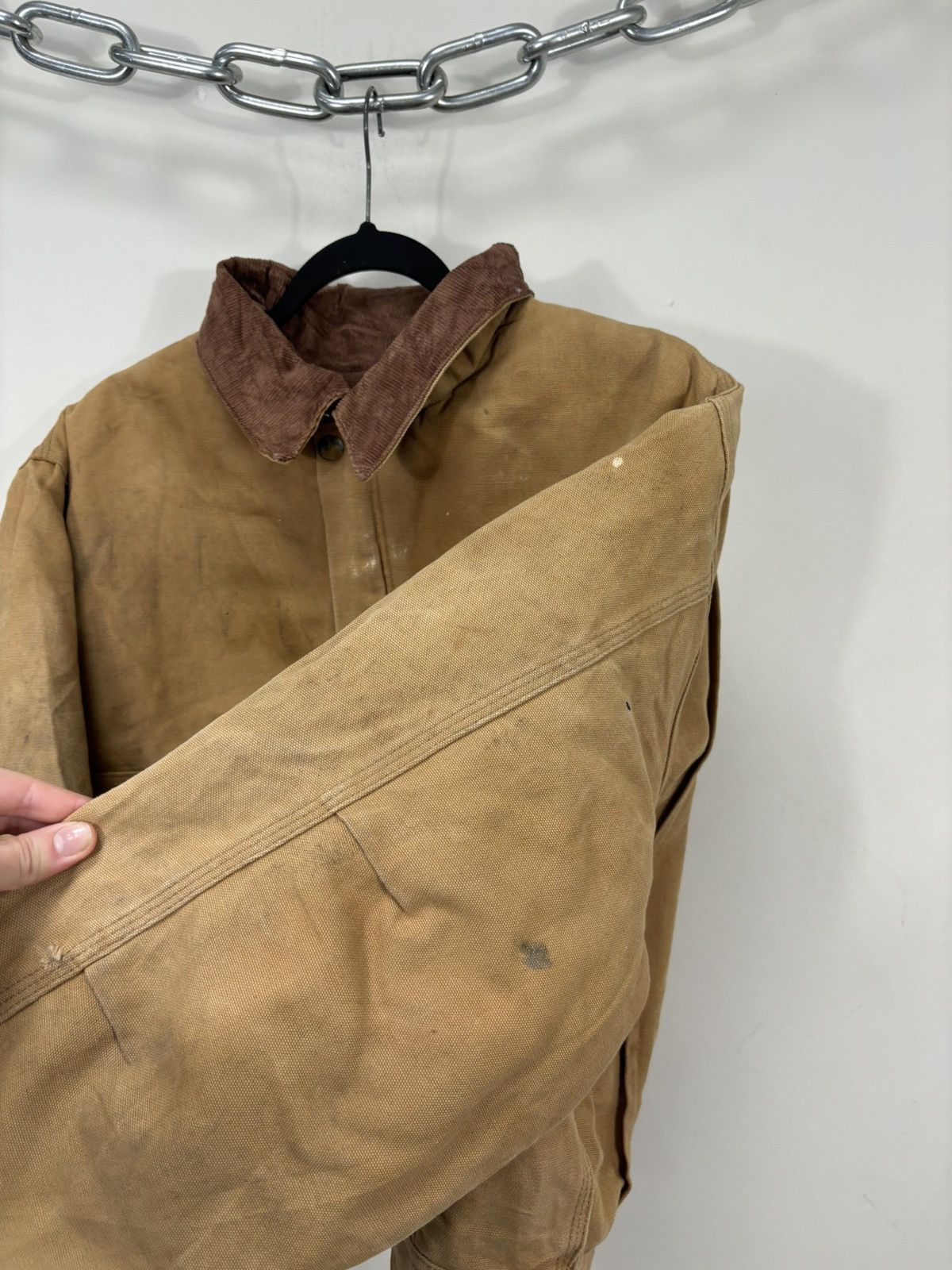 Carhartt Vintage 90s Carhartt Made In USA Work Boxy Cropped Jacket Size US L / EU 52-54 / 3 - 17 Thumbnail