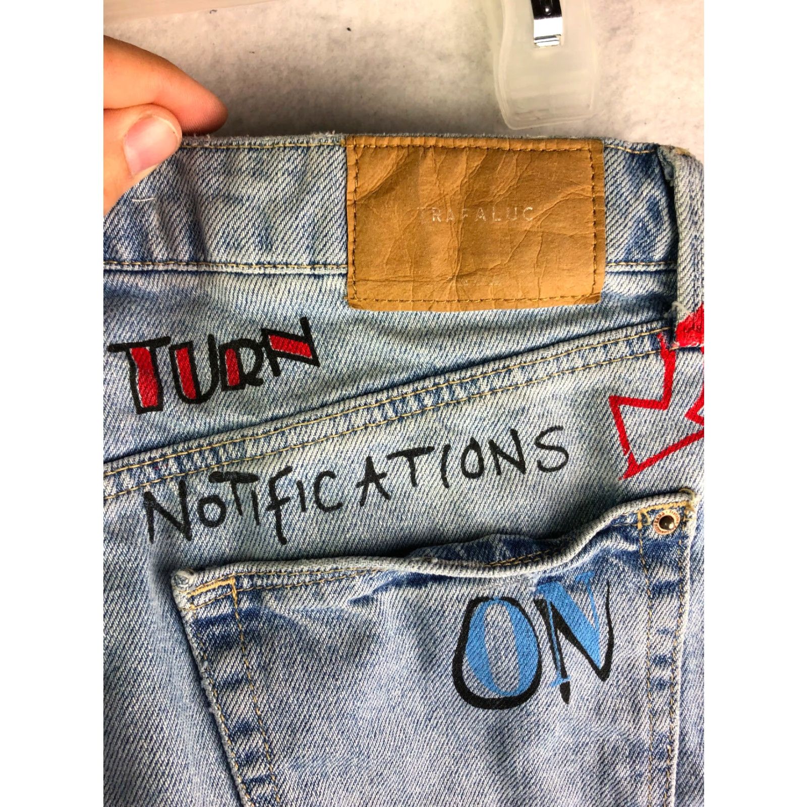 Zara Trafaluc Zara Button Fly Mid Rise Juniors Size 2 27" Waist Blue Jean Shorts Size 27" / US 4 / IT 40 - 5 Thumbnail