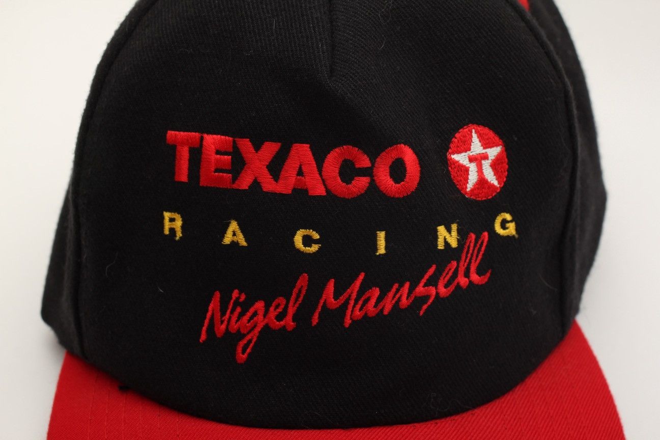 Formula 1 Nigel Mansell Original Baseball Cap Texaco F1 Snapback Size ONE SIZE - 8 Thumbnail