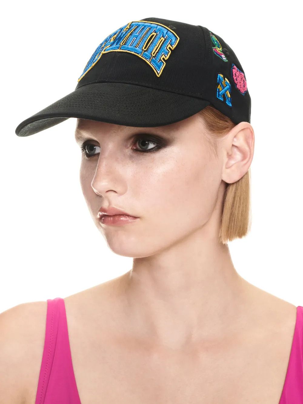 Off-White o1gr1nt0325 Size: OS / Mixed Patch Croco Baseball Cap / Hat Size ONE SIZE - 4 Thumbnail