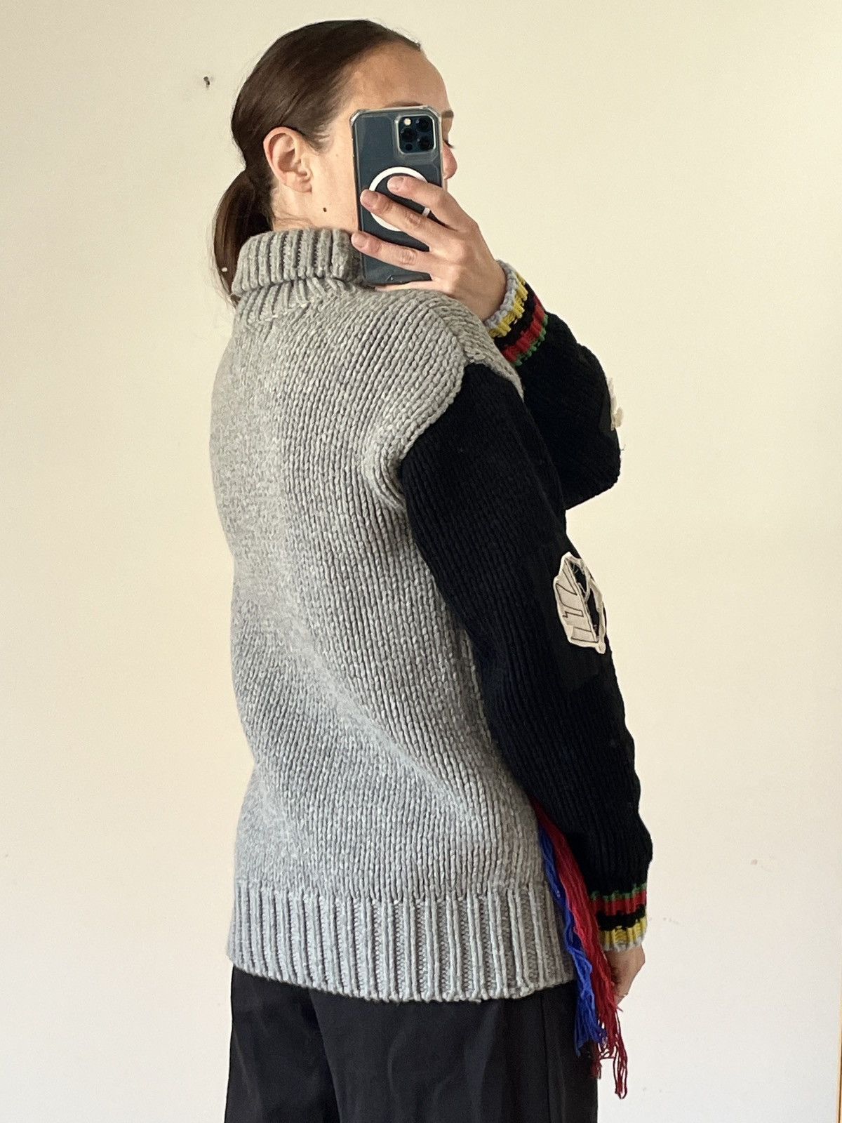 Joseph Joseph Chunky Hand-Knit Lambswool Turtleneck RRP €700 Size XS / US 0-2 / IT 36-38 - 12 Thumbnail