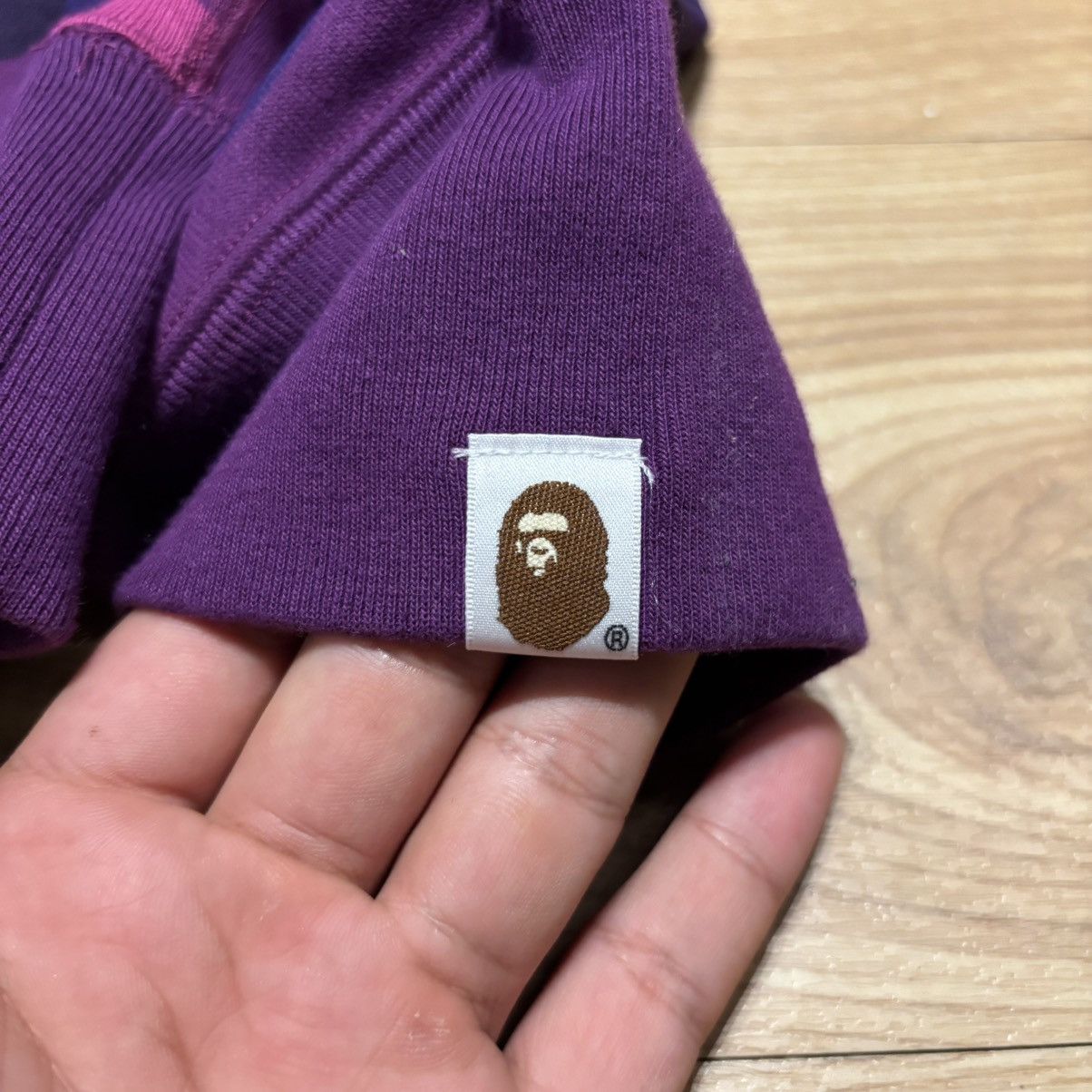 Bape Bape Color Camo Purple Pullover Size US L / EU 52-54 / 3 - 7 Thumbnail