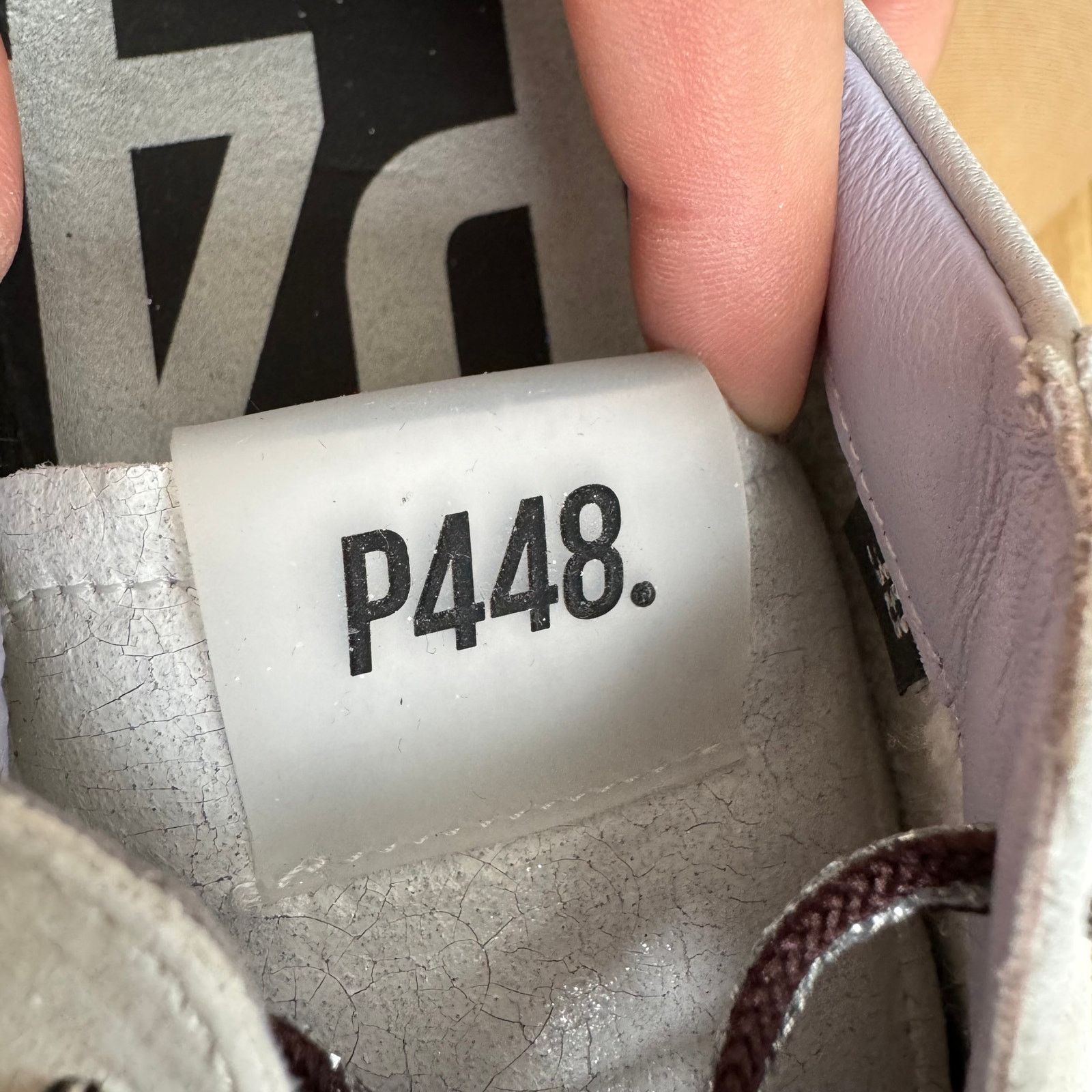 P448 P448 Jack Perforated Sneaker Pastel/Lilac Leather EU 38 Size US 7.5 / IT 37.5 - 11 Thumbnail