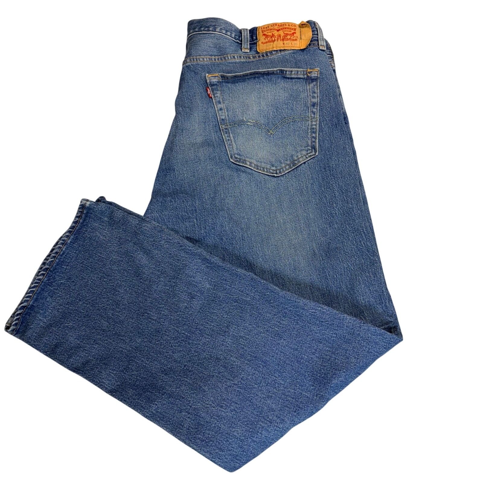 Levi's Levi’s 501 xx Original Fit Jeans Men 42x30 Straight Leg Size US 42 / EU 58 - 4 Thumbnail