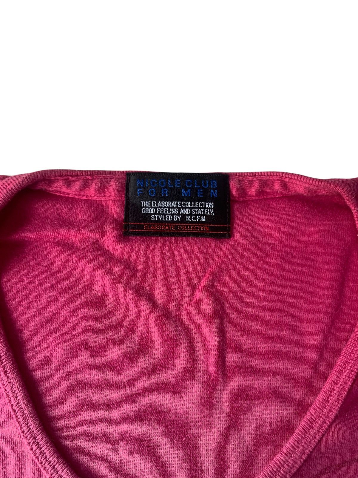 Japanese Brand 2000s japanese archive nicole club short sleeve tee poem Size US L / EU 52-54 / 3 - 3 Thumbnail