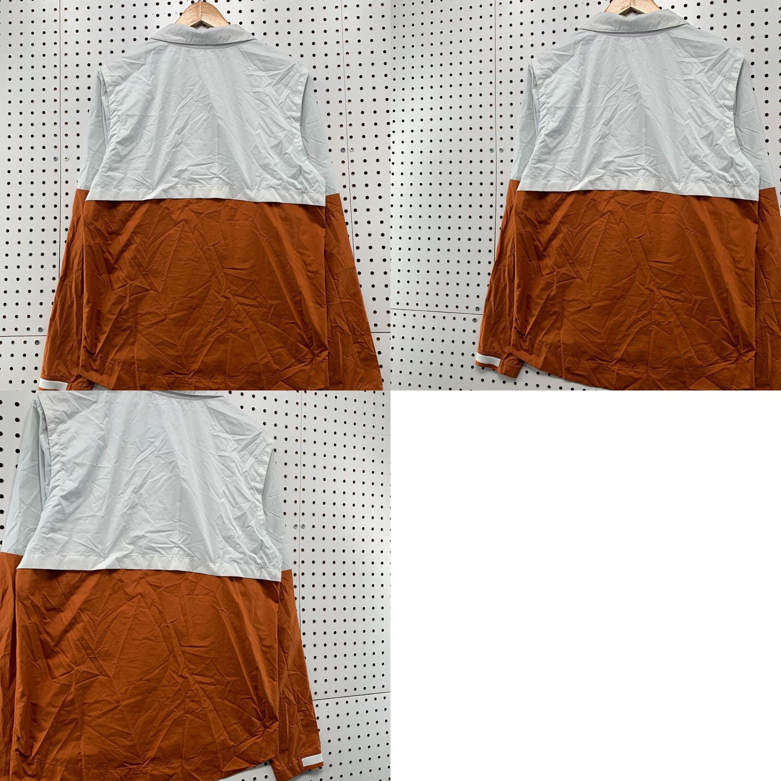 Nike Nike Windbreaker 1/2 Zip Small Pullover White Orange Long Sleeve Collared Mens S Modern Nike Dri-FIT Pullover Windbreaker Size US S / EU 44-46 / 1 - 10 Thumbnail