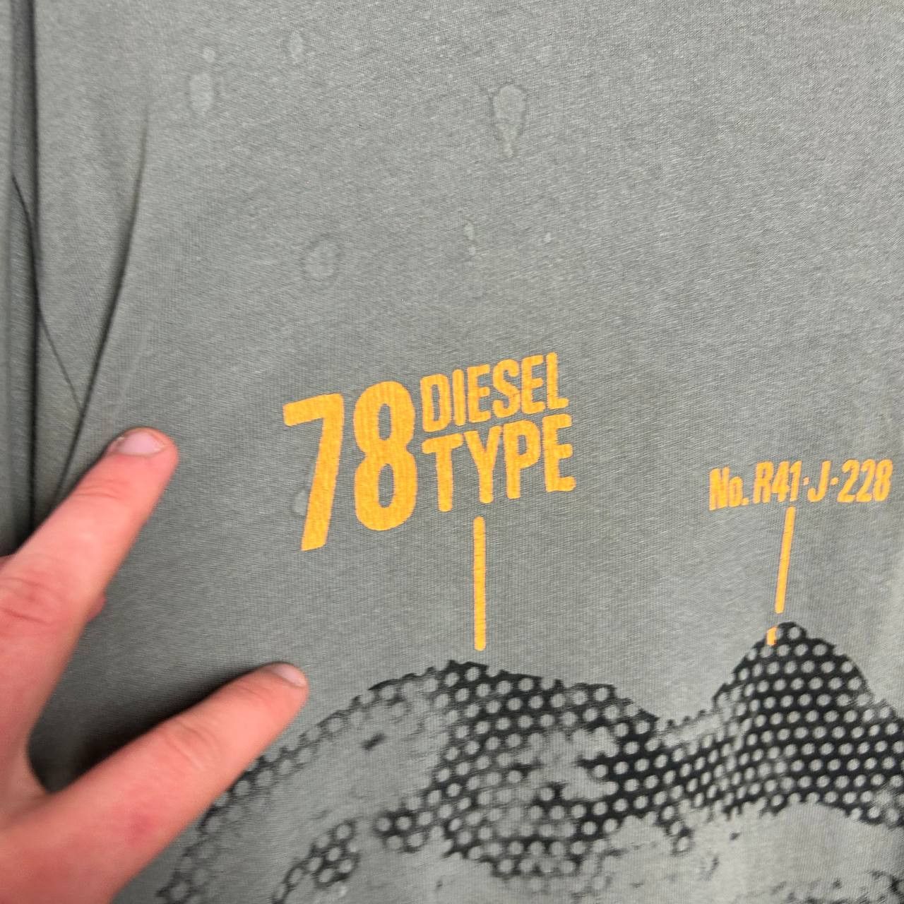 Diesel Designer Diesel Graphic logo y2k streetwear longsleeve Size US L / EU 52-54 / 3 - 3 Thumbnail