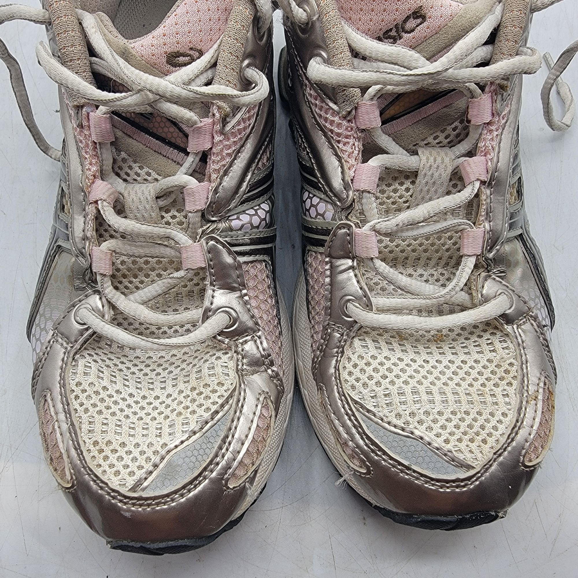 Asics Asics Gel Quantum Kinetic Womens 7.5 Silver Pink Sneaker Sho Size US 7.5 / IT 37.5 - 10 Thumbnail