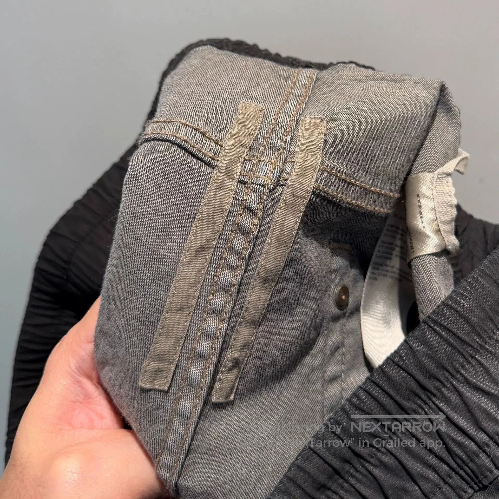 Rick Owens rare rick owens waxed denim pants. Size US 43 - 6 Thumbnail
