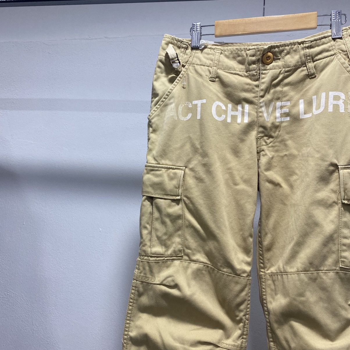 Vintage SICK ☠️ ACT CHIVE LURE by REDARK CARGO PANTS SEDITIONARIES Size US 30 / EU 46 - 4 Thumbnail