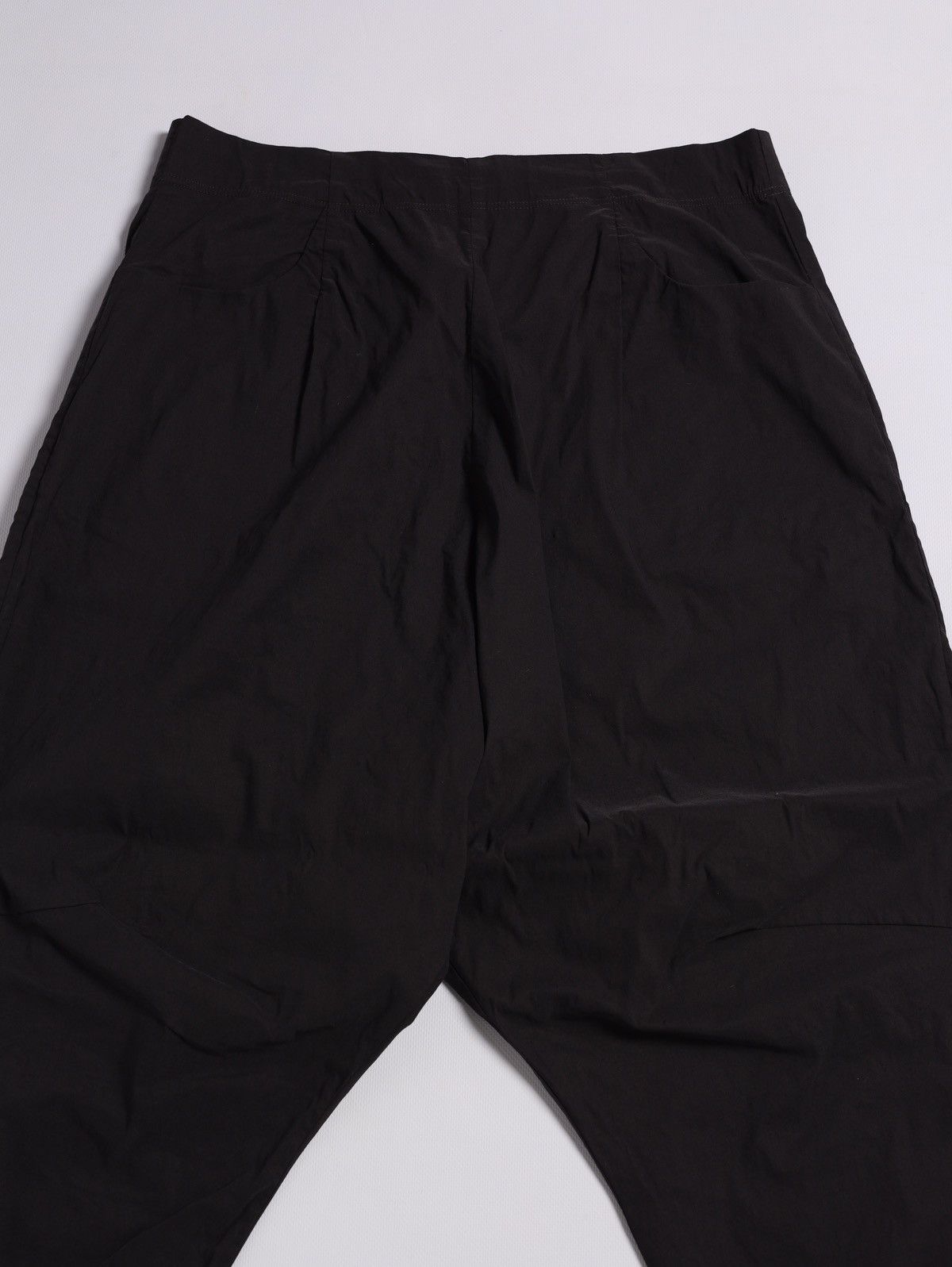 Rundholz Rundholz Black Label Dark Navy Linen Cotton Nylon Wide Pants Size 28" / US 6 / IT 42 - 9 Thumbnail