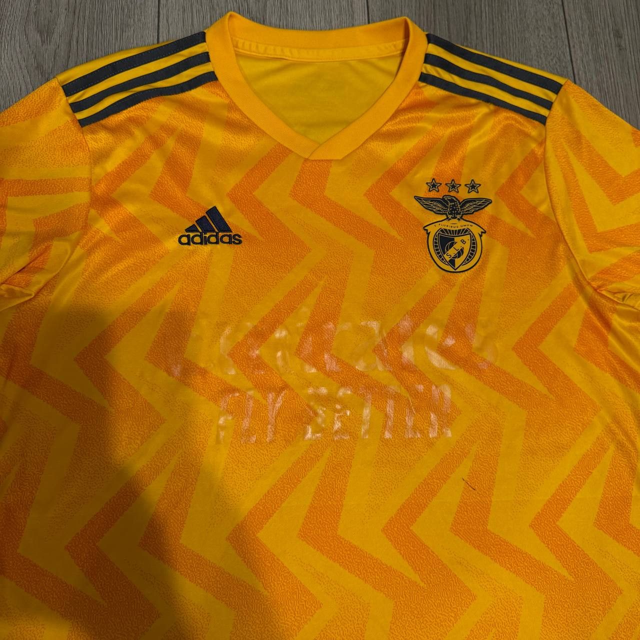 Adidas Adidas Benfica Football T-shirt Short Sleeve Yellow Size US M / EU 48-50 / 2 - 2 Thumbnail