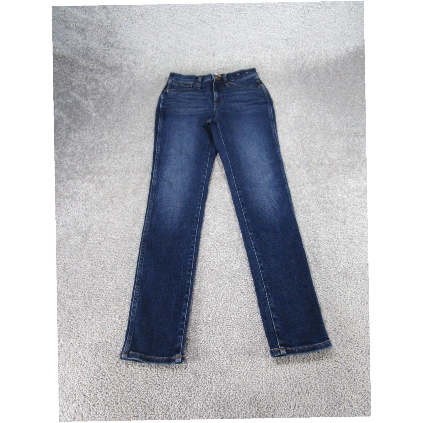Madewell Womens Madewell Mid Rise 24 Skinny Dark Wash XL Extra Large Denim Jeans Size 42" / US 20 - 1 Thumbnail