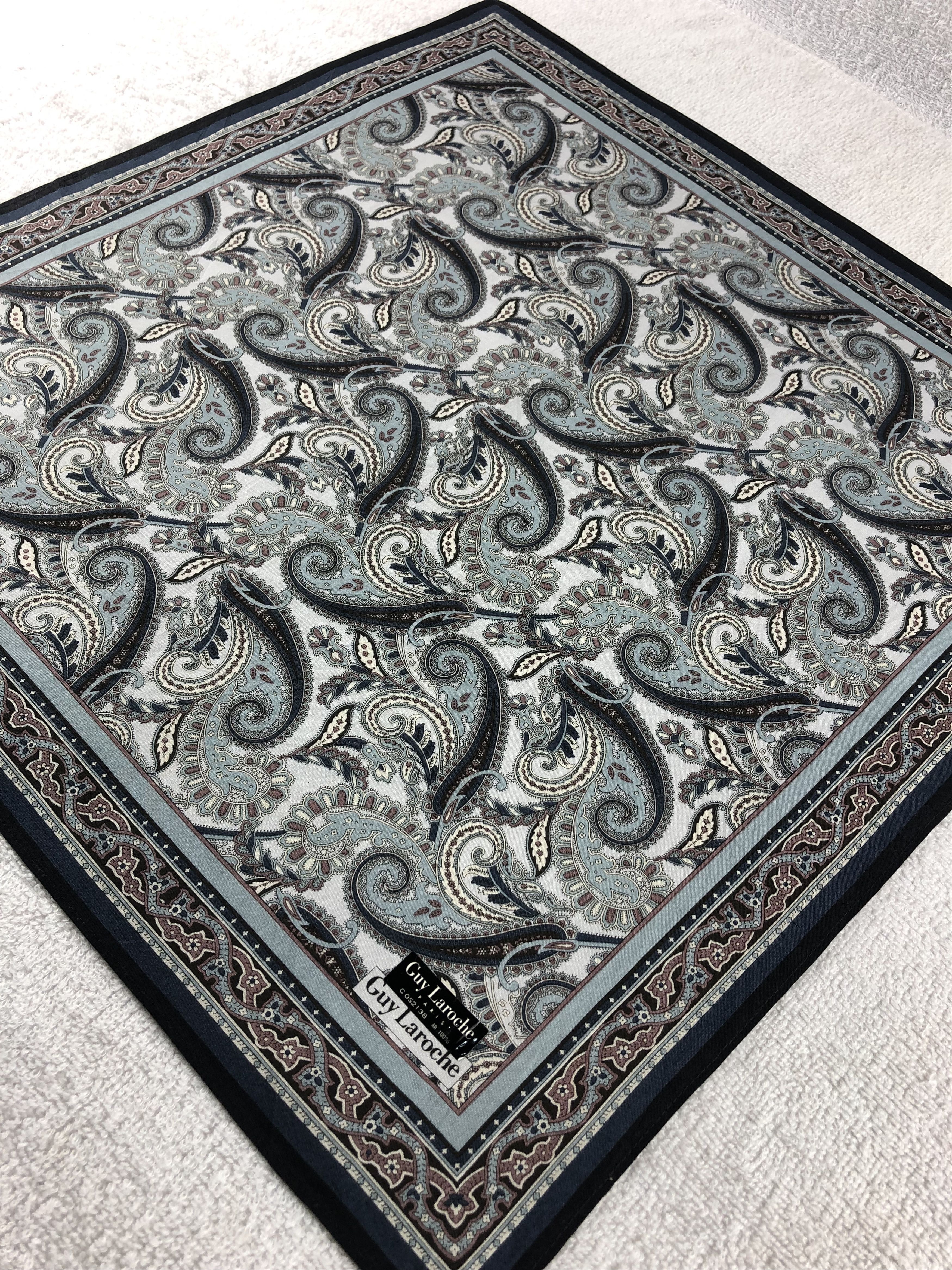 Guy Laroche Guy Laroche Paislee Handkerchief / Bandana / Neckerchief Size ONE SIZE - 4 Thumbnail