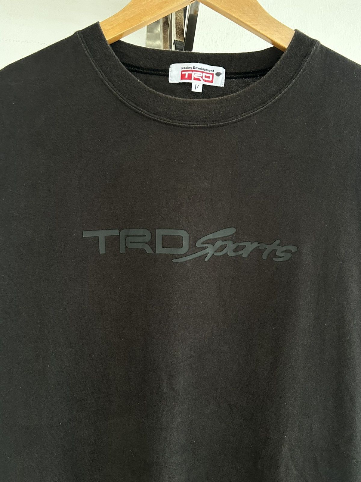 Japanese Brand Toyota TRD Sport Spellout Vintage Black Tee Size US L / EU 52-54 / 3 - 3 Thumbnail