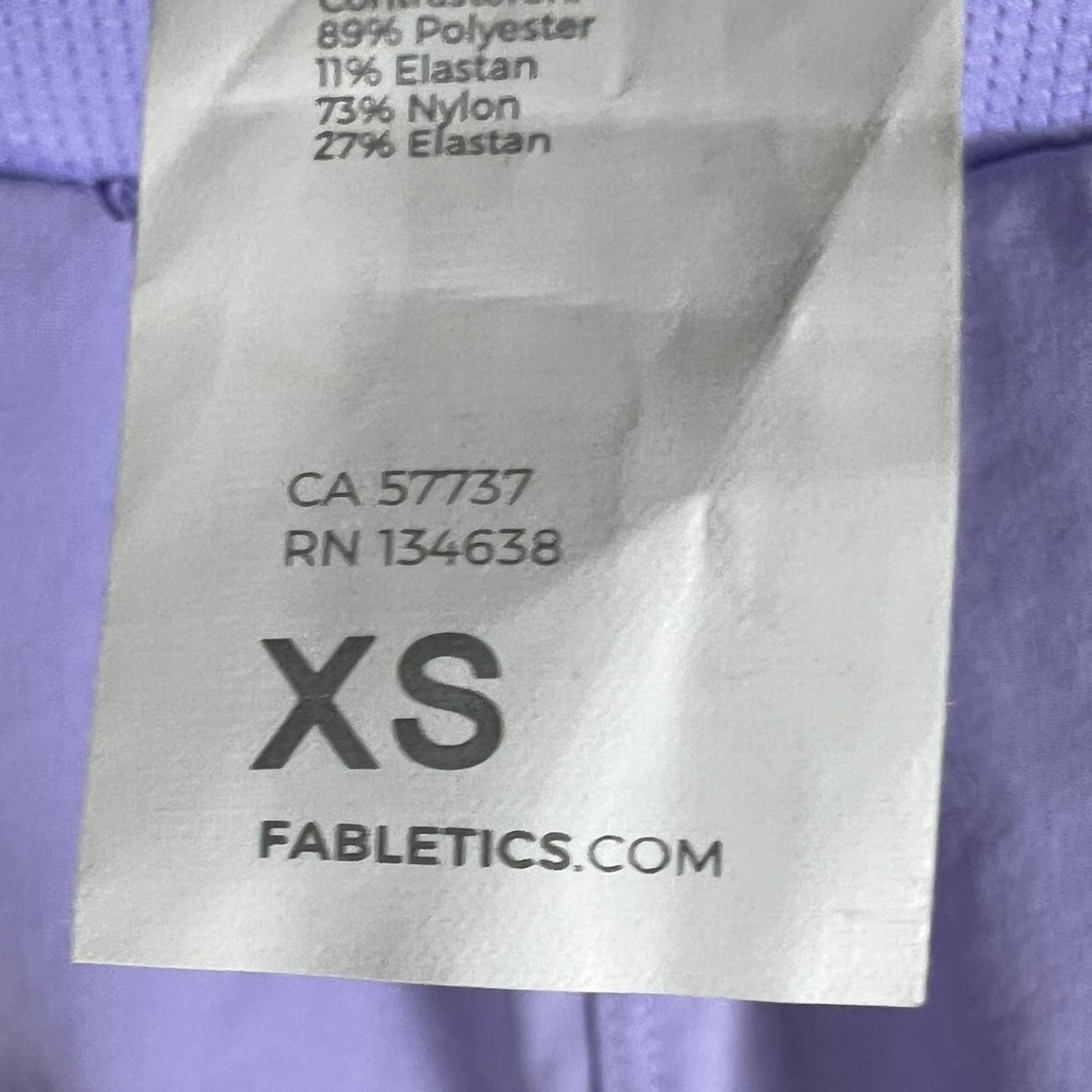 Fabletics Fabletics Women's XS Light Purple Workout Gym Shorts 7" Size 26" / US 2 / IT 38 - 7 Thumbnail